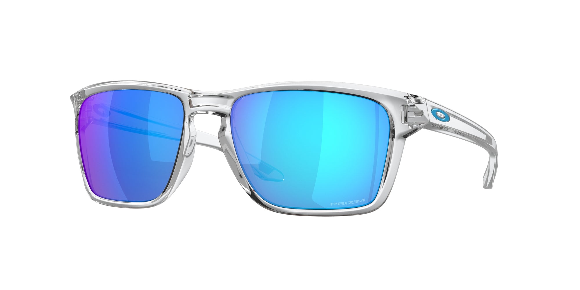 Oakley Uomo Oakley OO9448 SYLAS 944804 Occhiali da sole O_Matter Trasparente Blu Squadrata Normale Prizm
