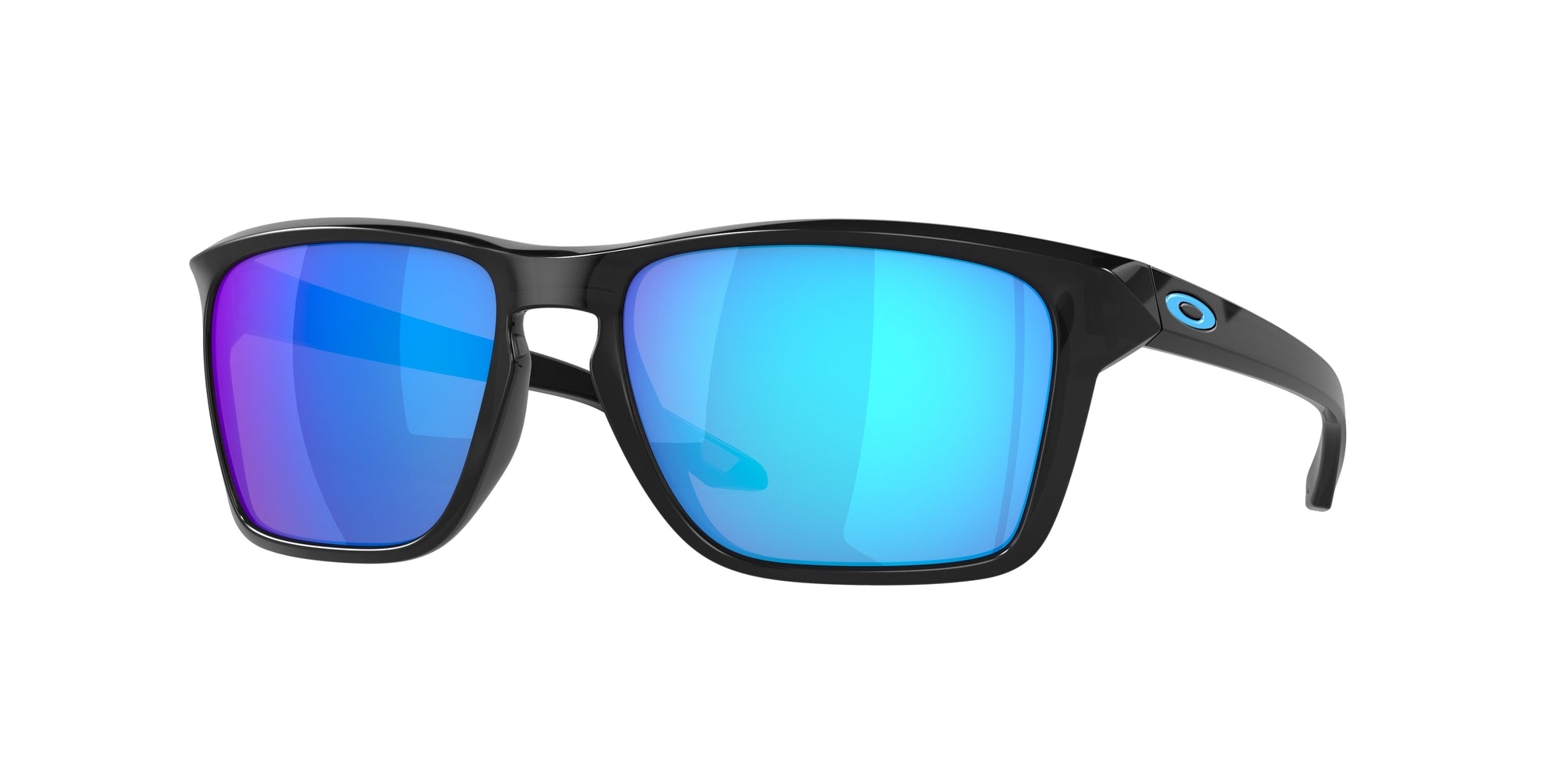 Oakley Uomo Oakley OO9448 SYLAS 944824 Occhiali da sole O_Matter Nero Blu Squadrata Normale Prizm Iridium