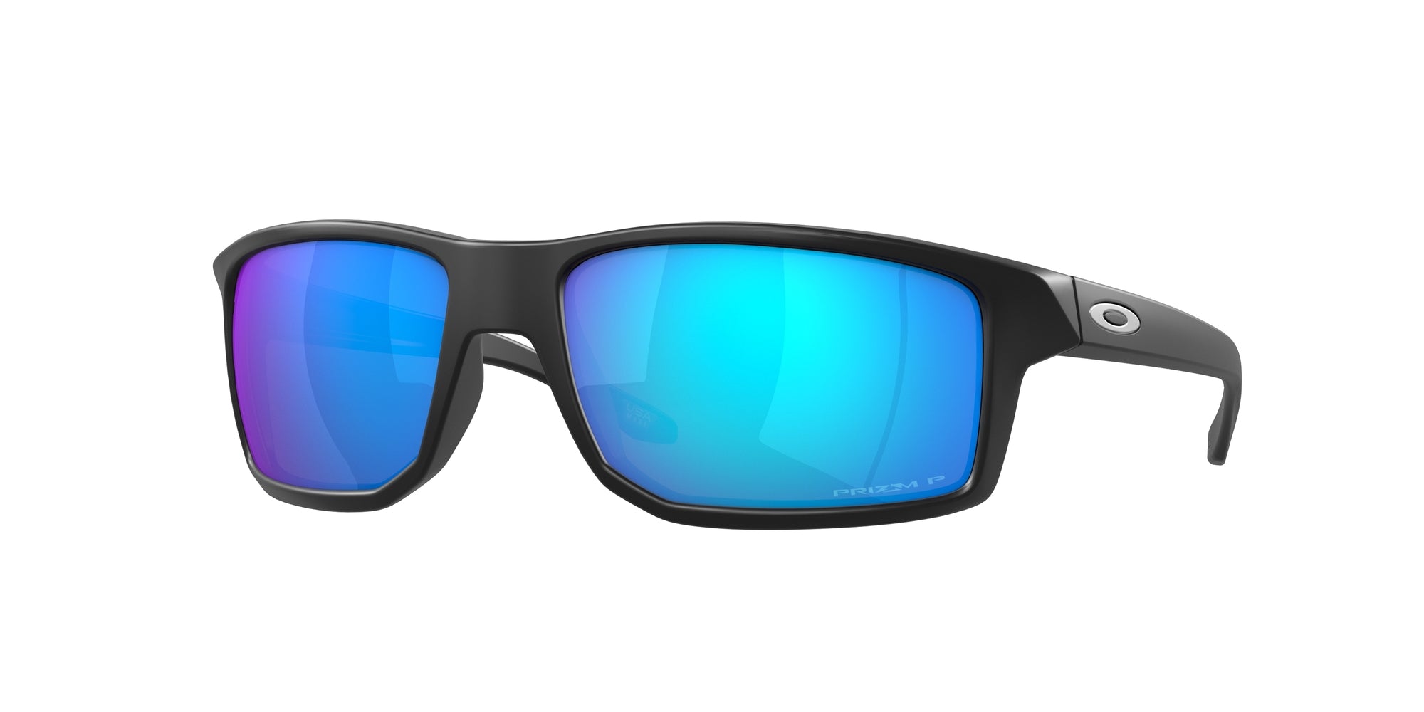Oakley Uomo Oakley OO9449 GIBSTON 944912 Occhiali da sole O_Matter Nero Blu Squadrata Polarizzata Prizm