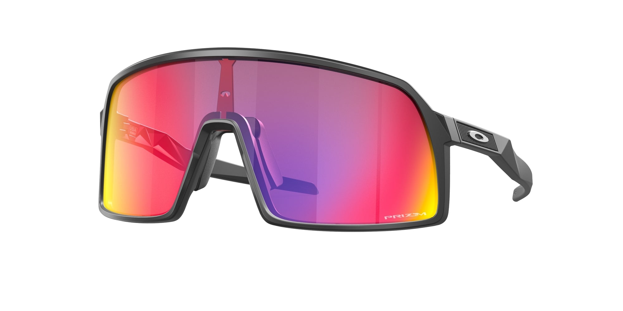 Oakley Uomo Oakley OO9462 SUTRO S 946204 Occhiali da sole Iniettato Nero Viola Maschera Normale Prizm