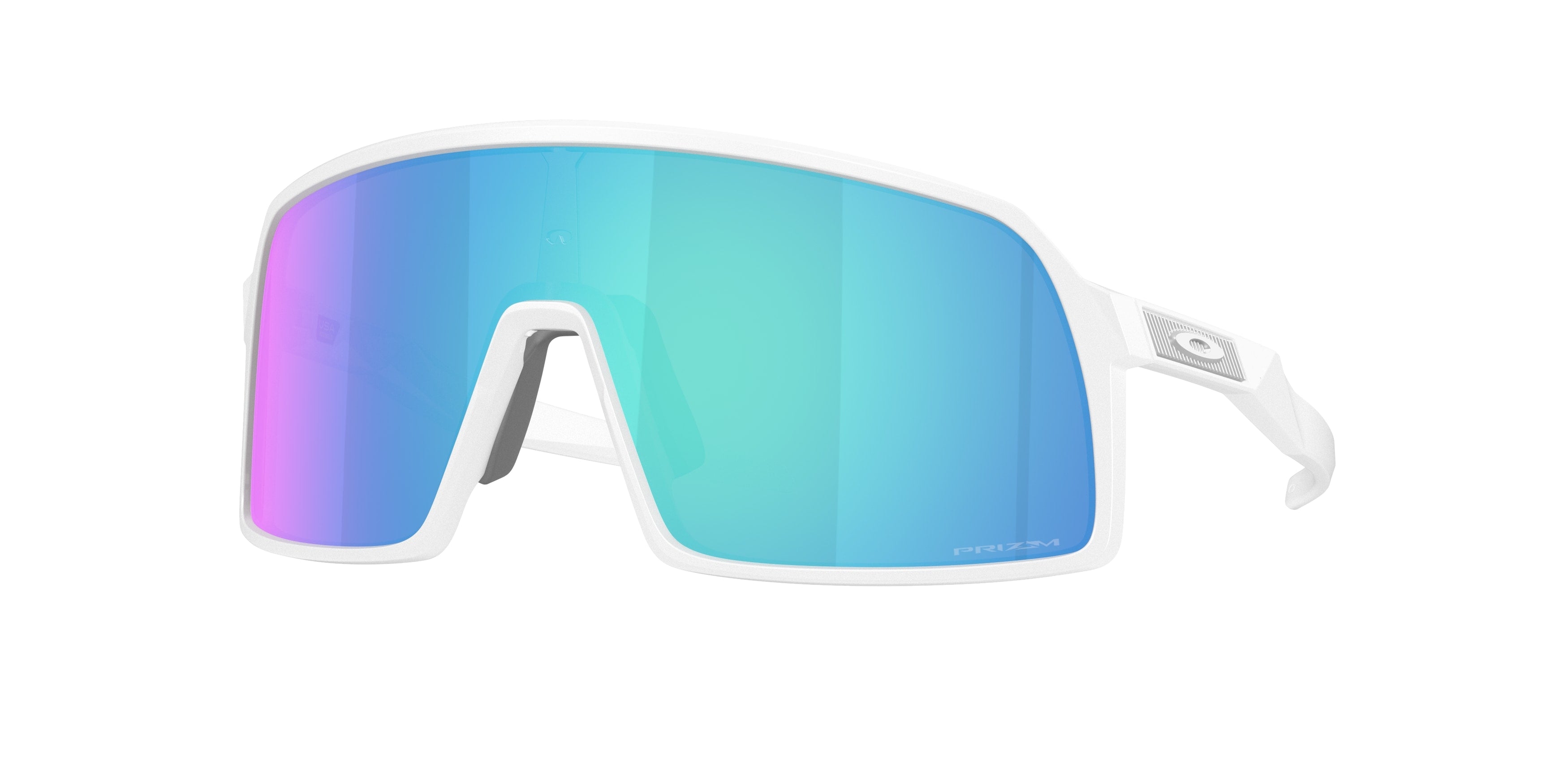 Oakley Uomo Oakley OO9462 SUTRO S 946215 Occhiali da sole O_Matter Bianco Blu Maschera Normale Oakley Uomo Oakley OO9462 SUTRO S 946215 Occhiali da sole O_Matter Bianco Blu Maschera Normale