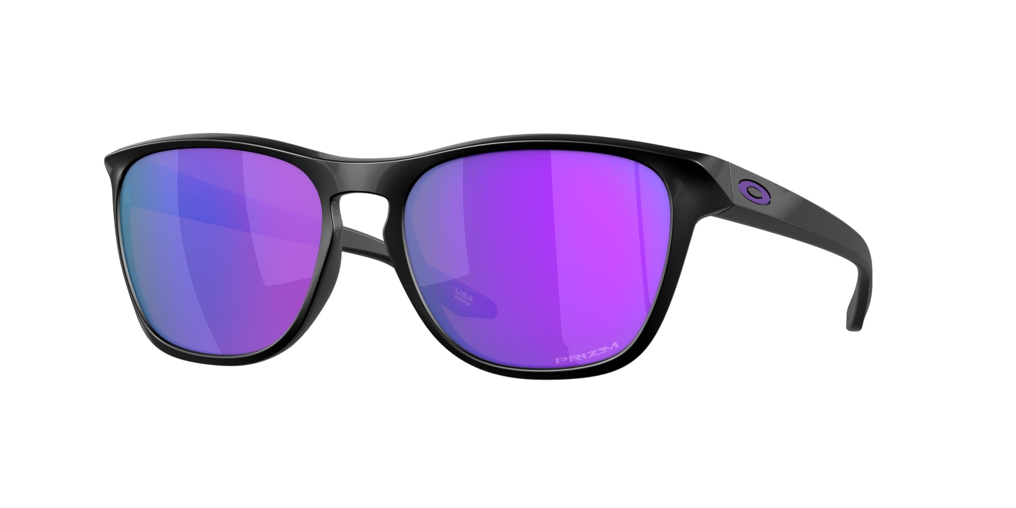 Oakley Uomo Oakley OO9479 MANORBURN 947903 Occhiali da sole O_Matter Nero Viola Squadrata Normale Prizm