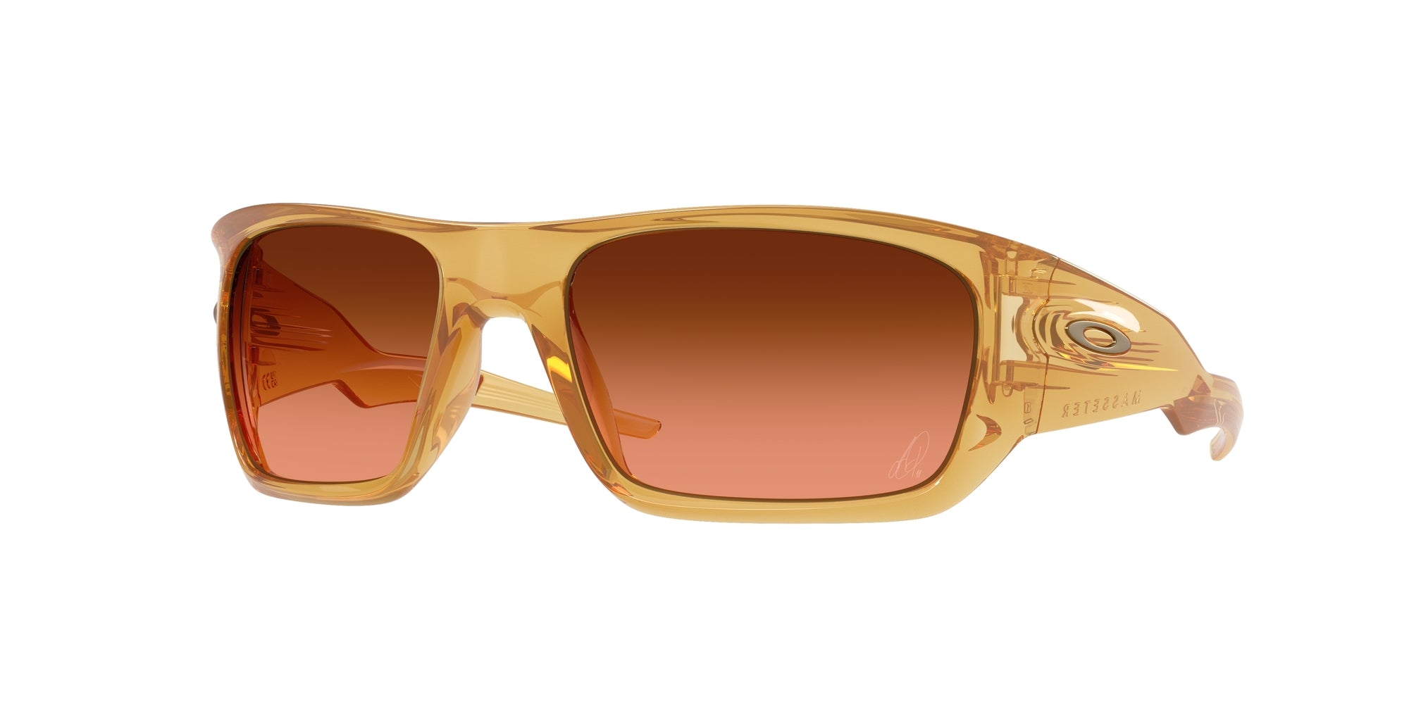 Oakley Uomo Oakley OO9486 MASSETER 948608 Occhiali da sole O_Matter Giallo Marrone Squadrata Normale Sfumato