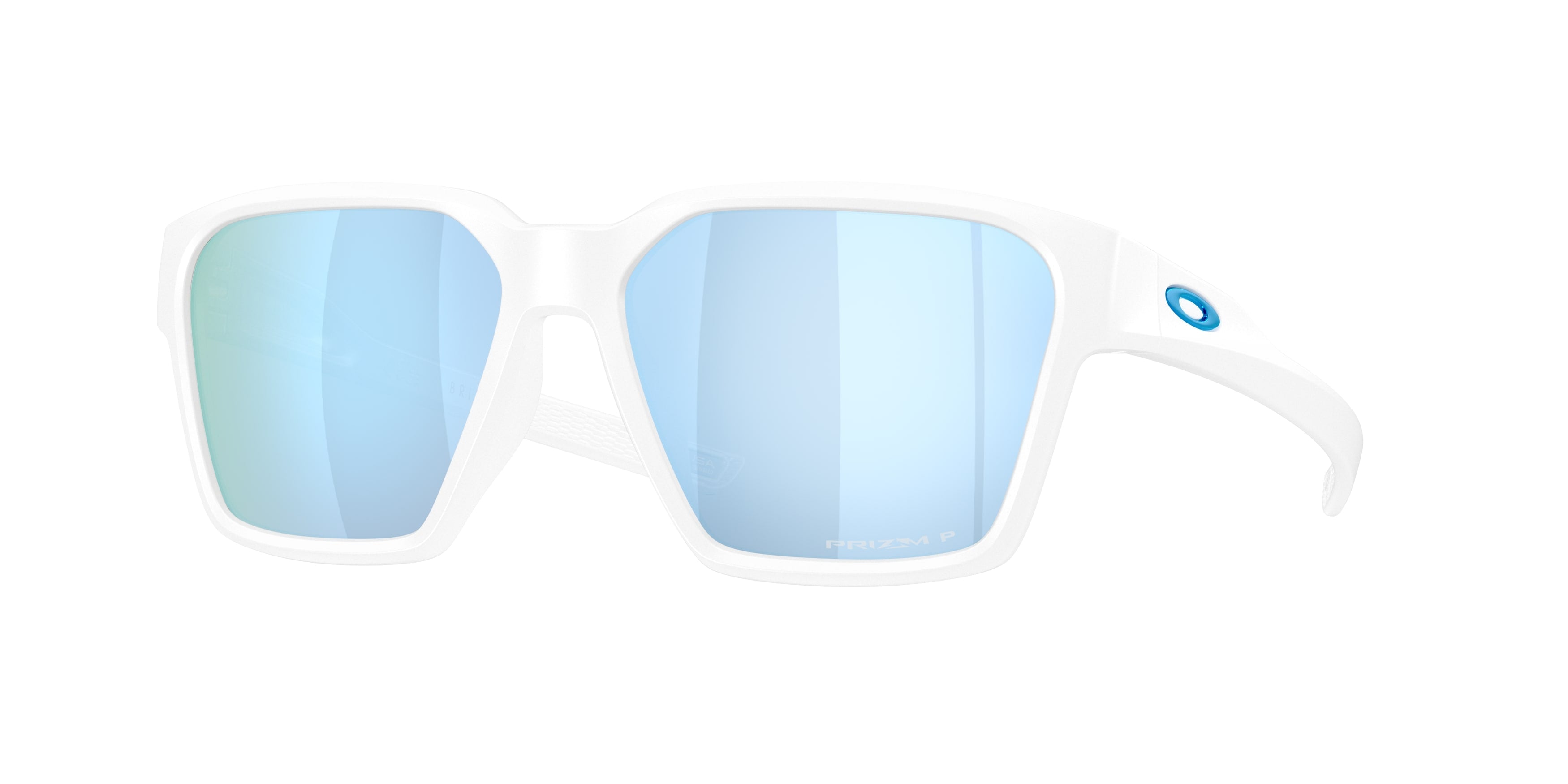 Oakley Uomo Oakley OO9497 BRIZA 949704 Occhiali da sole O_Matter Bianco Blu Squadrata Polarizzata