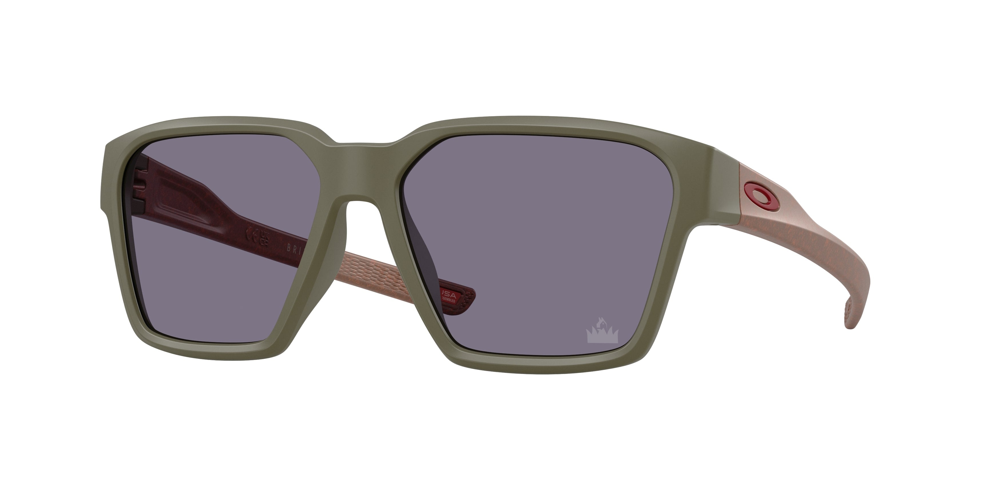 Oakley Uomo Oakley OO9497 BRIZA 949744 Occhiali da sole O_Matter Verde Grigio Squadrata Normale