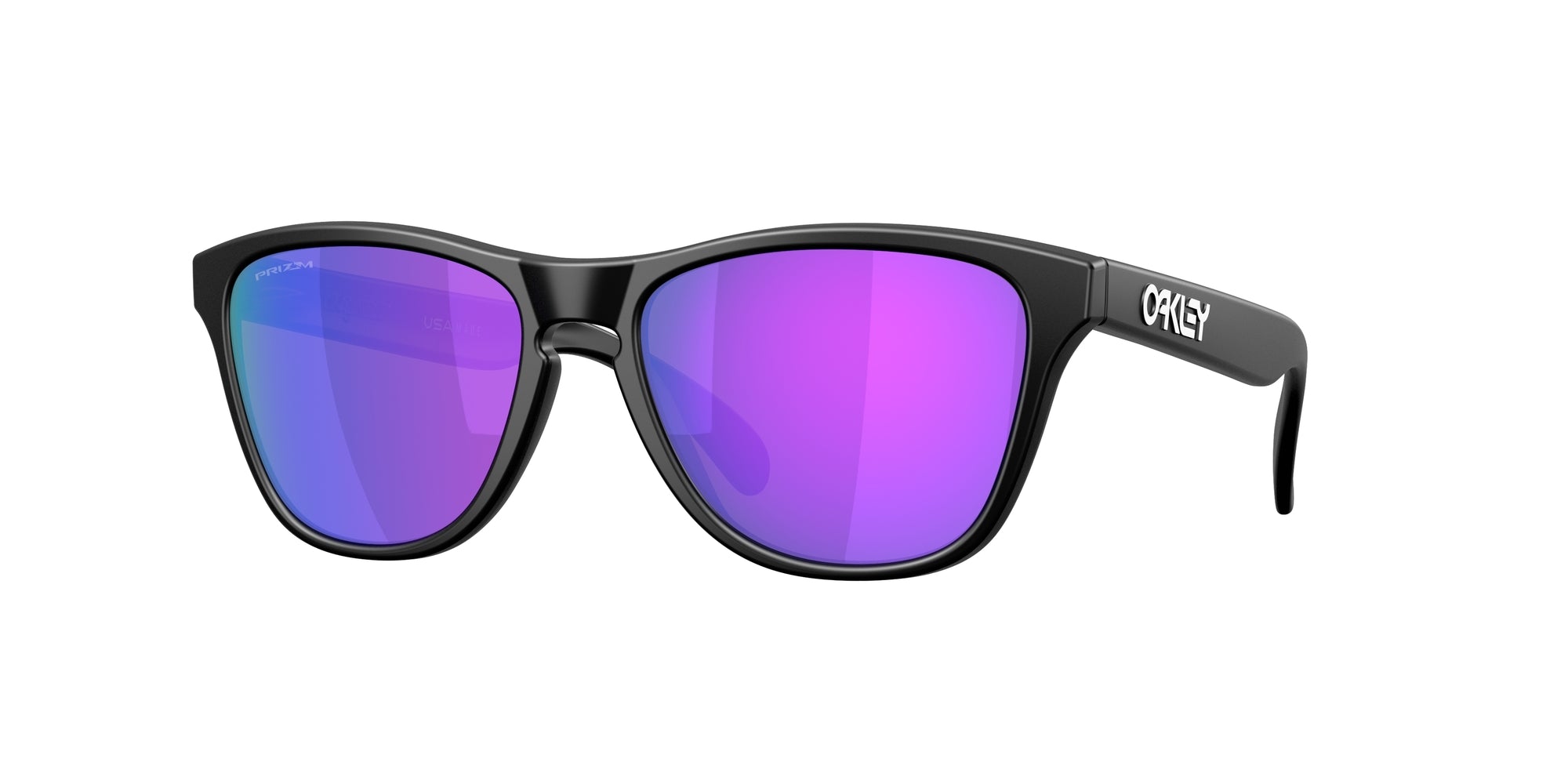 Oakley Uomo Oakley OO9508 FROGSKINS S 950804 Occhiali da sole O_Matter Nero Viola Rotonda Normale