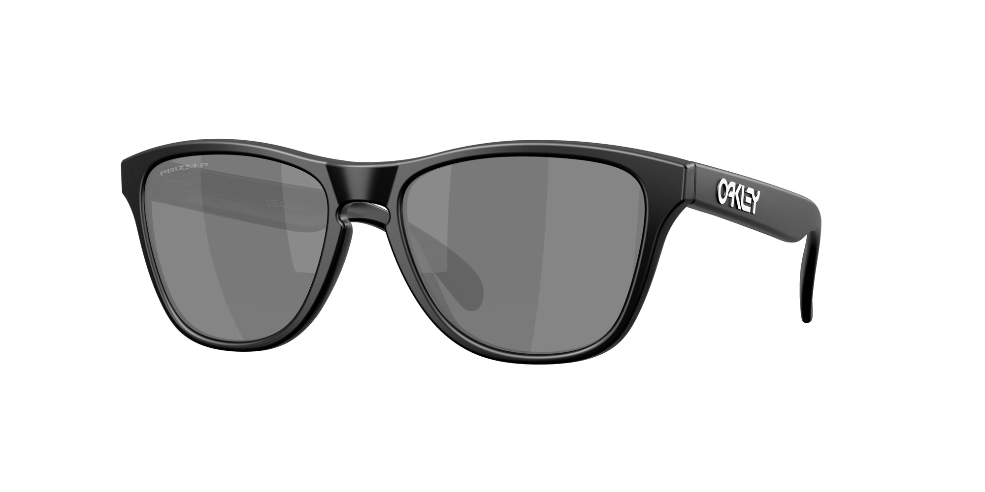 Oakley Uomo Oakley OO9508 FROGSKINS S 950806 Occhiali da sole O_Matter Nero Grigio Rotonda Polarizzata