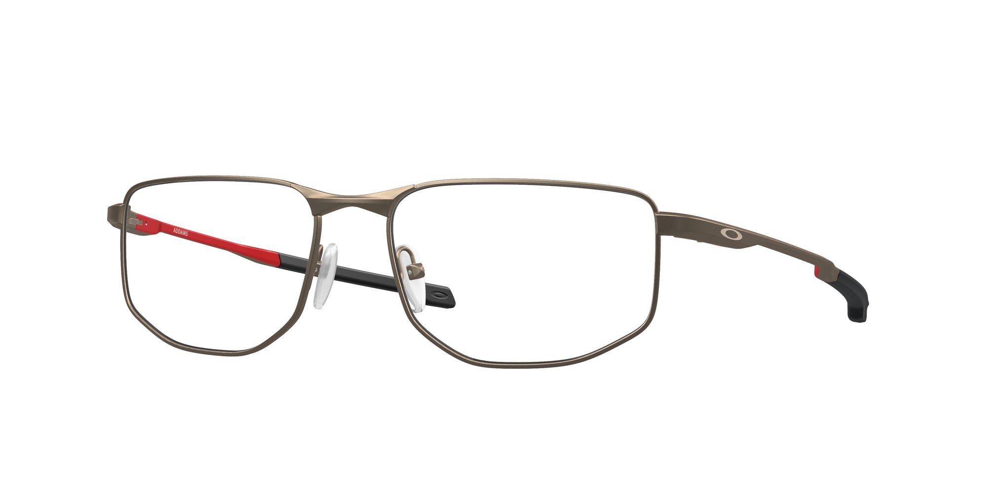 Oakley Uomo Oakley OX3012 ADDAMS 301202 Montature da vista Metallo Grigio Squadrata Normale Oakley Uomo Oakley OX3012 ADDAMS 301202 Montature da vista Metallo Grigio Squadrata Normale