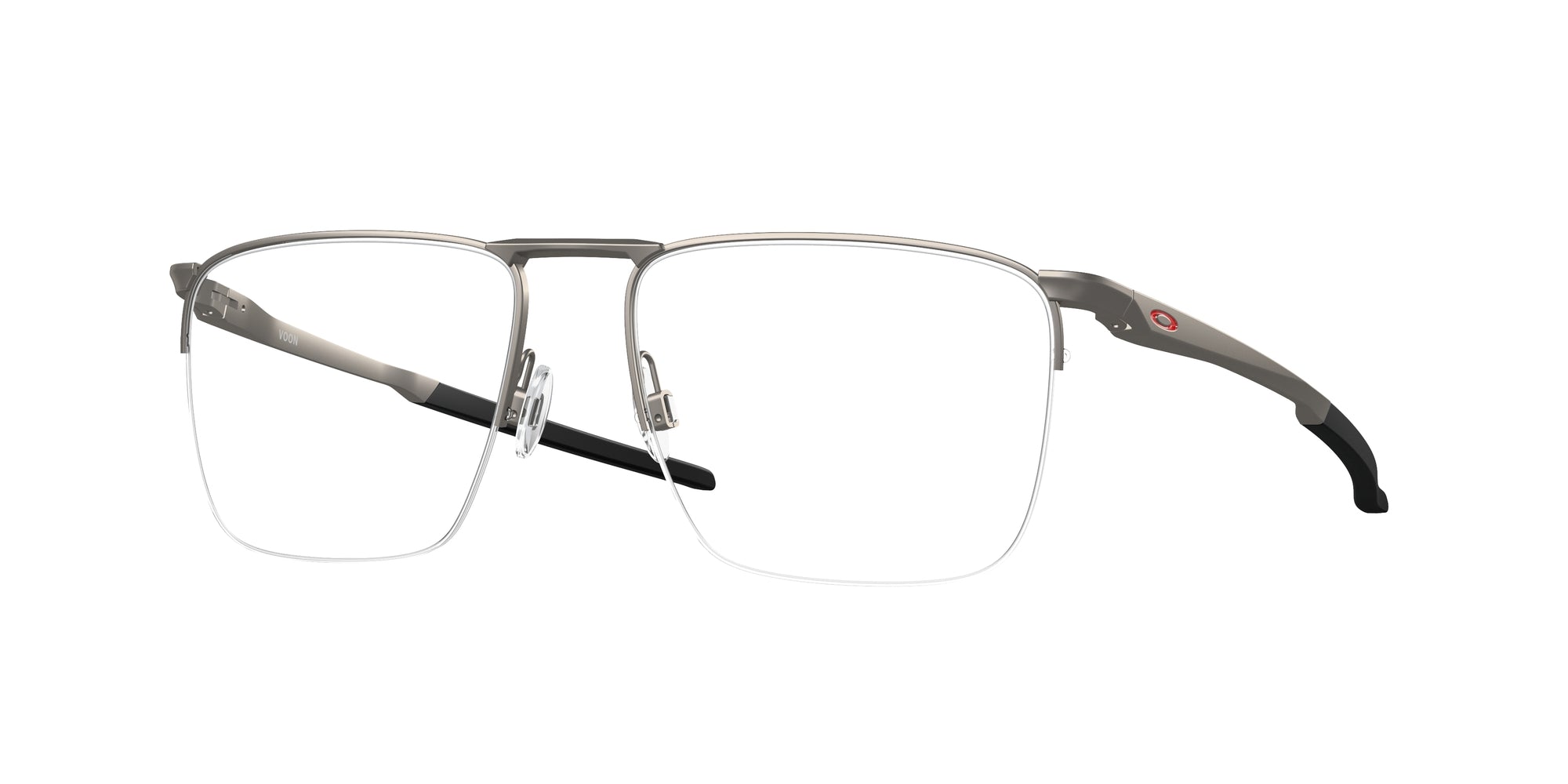 Oakley Uomo Oakley OX3026 VOON 302604 Montature da vista Metallo Grigio Squadrata Normale Oakley Uomo Oakley OX3026 VOON 302604 Montature da vista Metallo Grigio Squadrata Normale