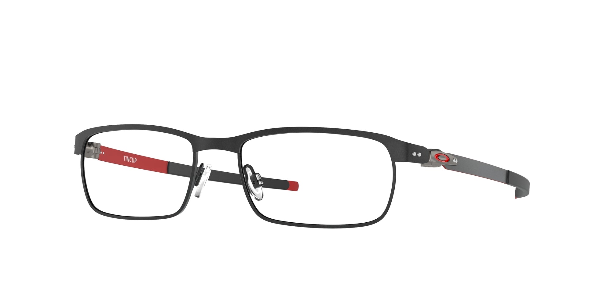 Oakley Uomo Oakley OX3184 TINCUP 318411 Montature da vista Acciaio Grigio Trasparente Squadrata Normale