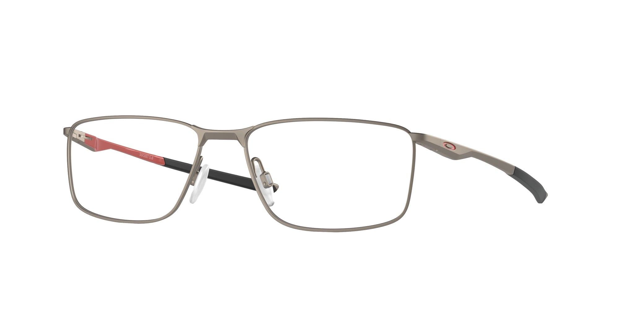 Oakley Uomo Oakley OX3217 SOCKET 5.0 321703 Montature da vista Metallo Argento Squadrata