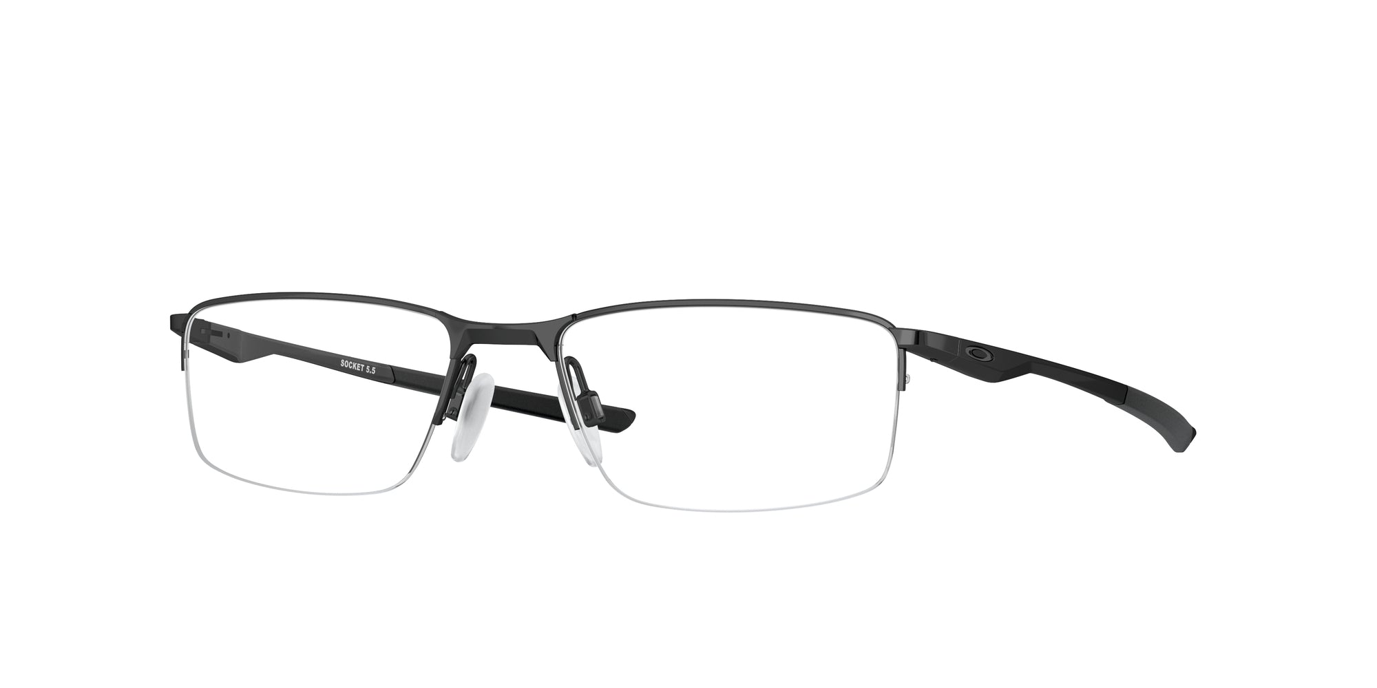 Oakley Uomo Oakley OX3218 SOCKET 5.5 321801 Montature da vista Metallo Nero Squadrata Oakley Uomo Oakley OX3218 SOCKET 5.5 321801 Montature da vista Metallo Nero Squadrata