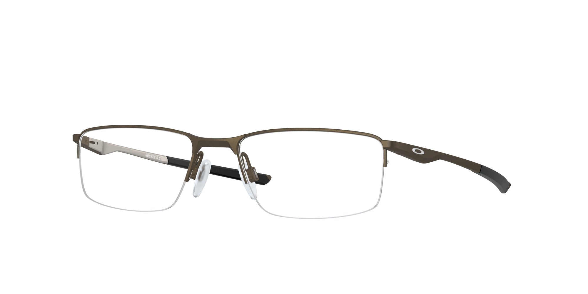 Oakley Uomo Oakley OX3218 SOCKET 5.5 321808 Montature da vista Metallo Grigio Squadrata