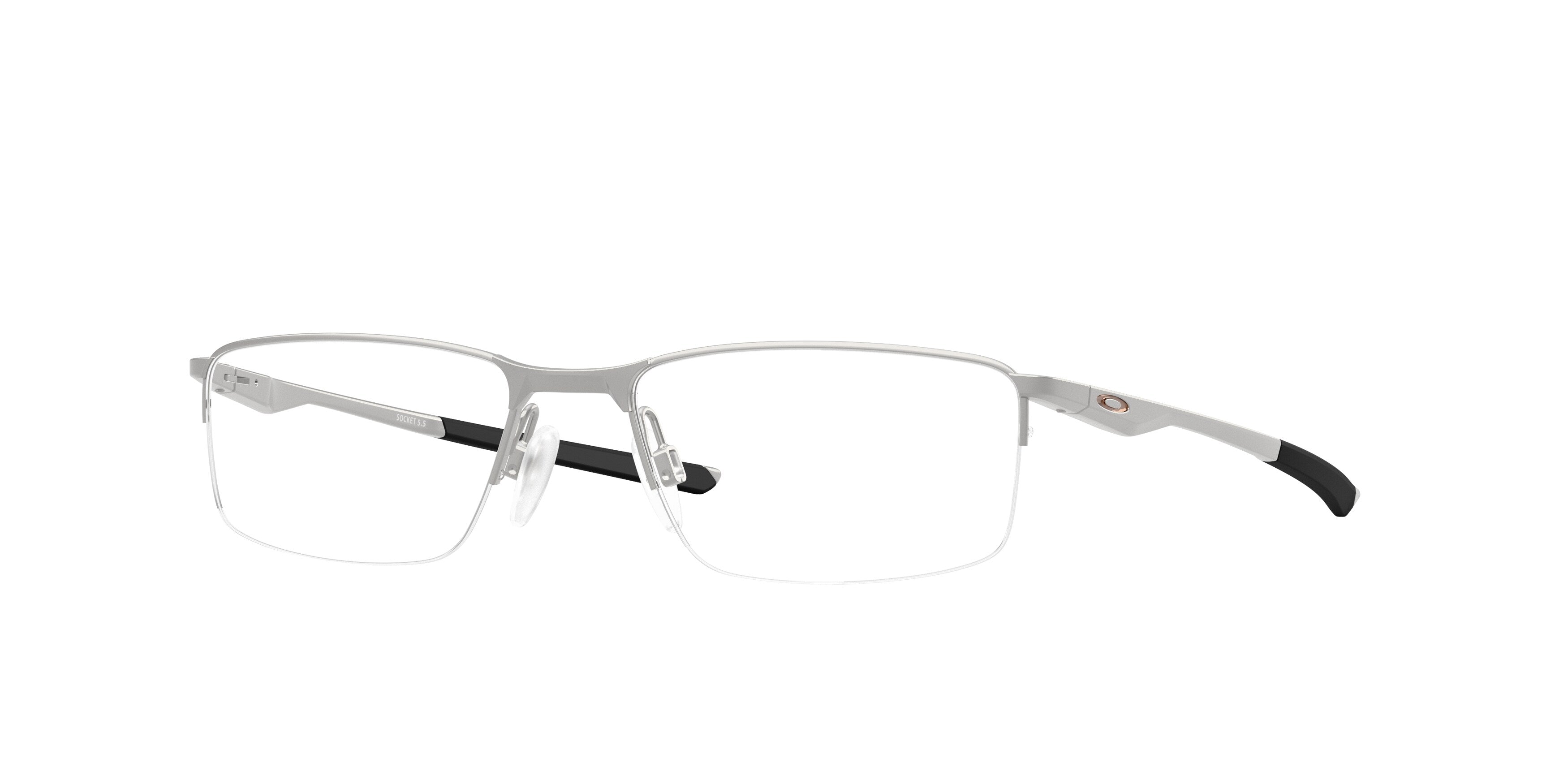 Oakley Uomo Oakley OX3218 SOCKET 5.5 321817 Montature da vista Metallo Grigio Squadrata Normale