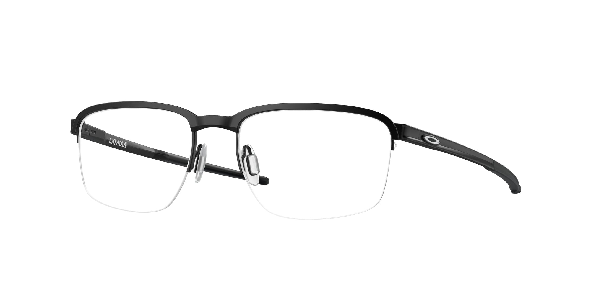 Oakley Uomo Oakley OX3233 CATHODE 323301 Montature da vista Metallo Nero Squadrata Normale Oakley Uomo Oakley OX3233 CATHODE 323301 Montature da vista Metallo Nero Squadrata Normale