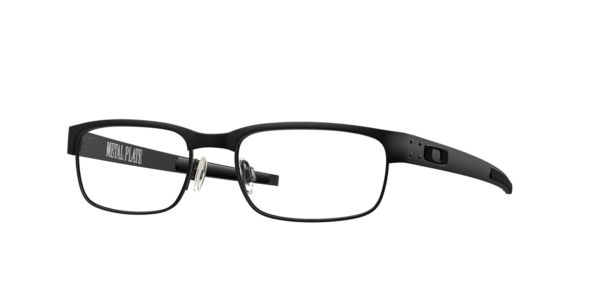 Oakley Uomo Oakley OX5038 METAL PLATE 503805 Montature da vista Titanio Nero Squadrata