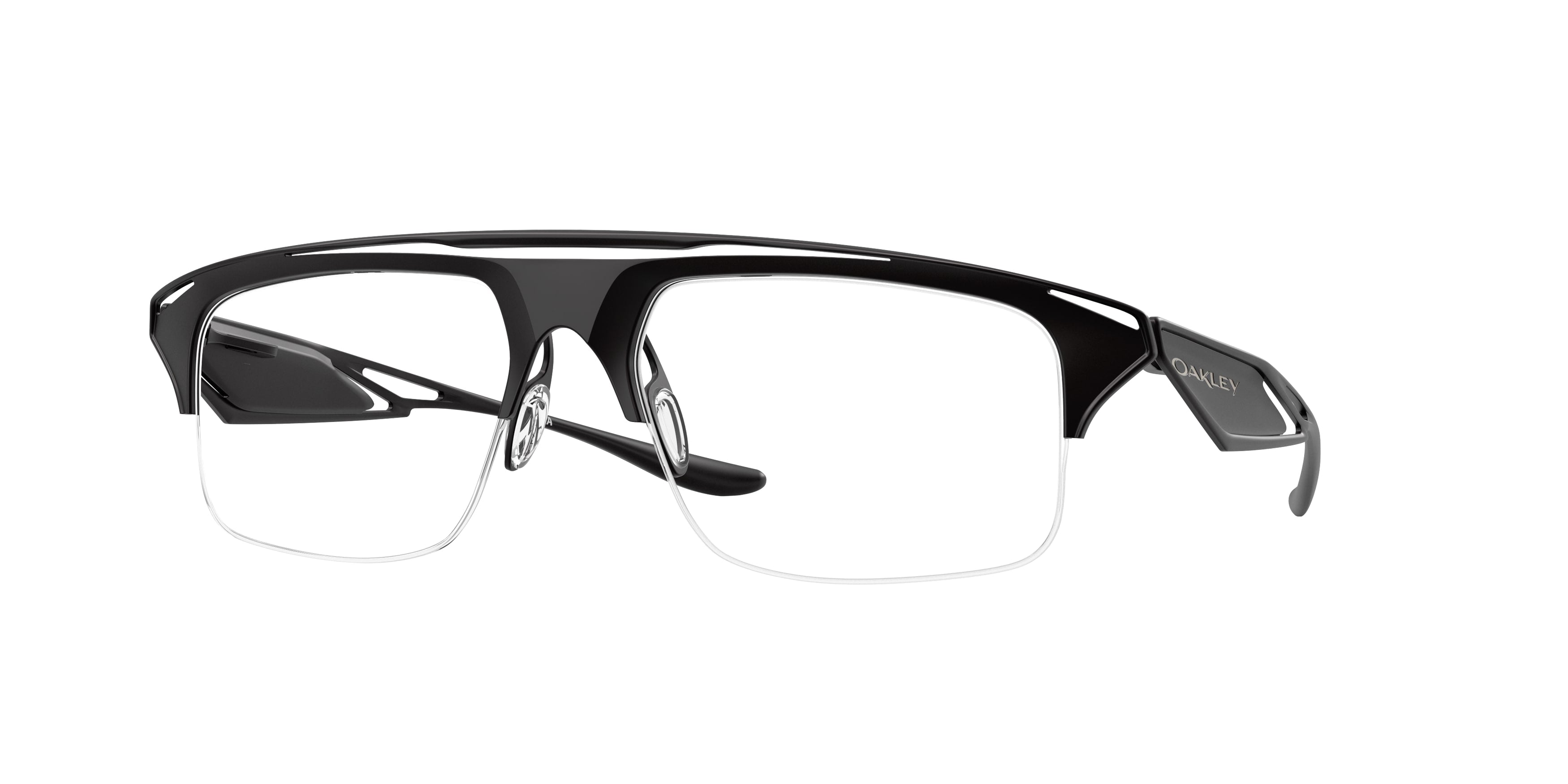 Oakley Uomo Oakley OX5093 VALDOSTA 509301 Montature da vista Titanio Nero Trasparente Squadrata Normale Oakley Uomo Oakley OX5093 VALDOSTA 509301 Montature da vista Titanio Nero Trasparente Squadrata Normale