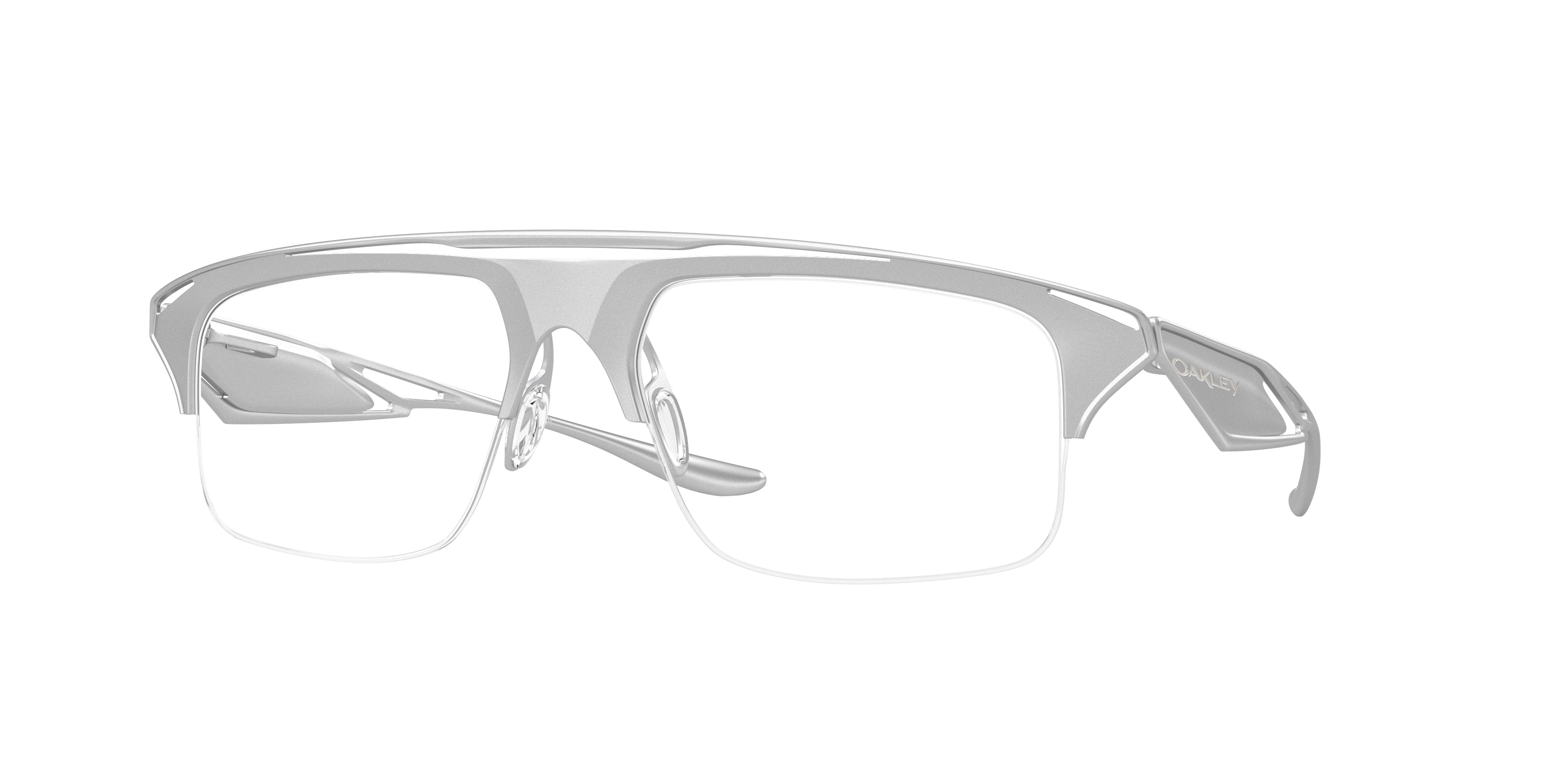 Oakley Uomo Oakley OX5093 VALDOSTA 509302 Montature da vista Titanio Argento Trasparente Squadrata Normale Oakley Uomo Oakley OX5093 VALDOSTA 509302 Montature da vista Titanio Argento Trasparente Squadrata Normale