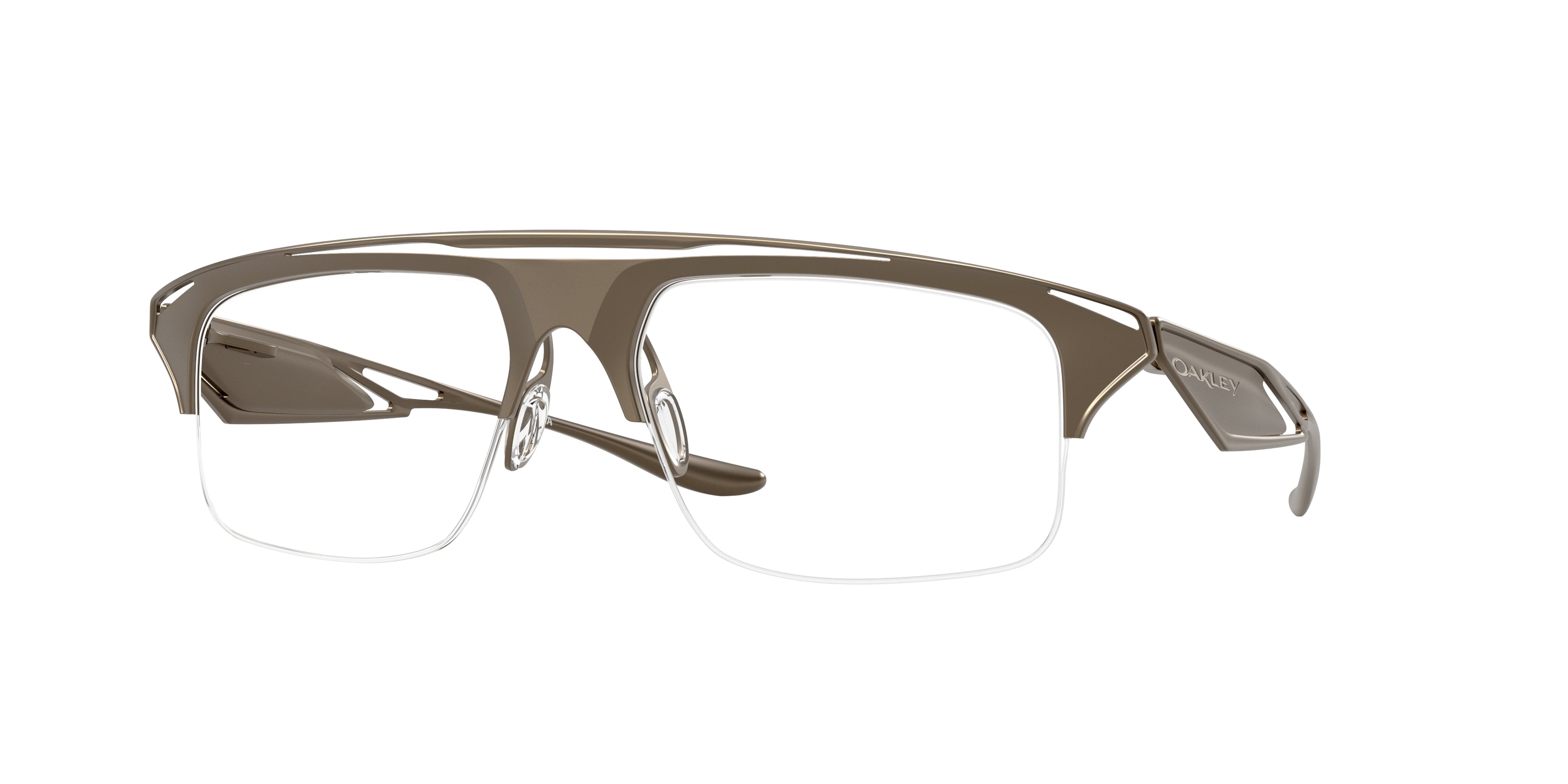Oakley Uomo Oakley OX5093 VALDOSTA 509304 Montature da vista Titanio Grigio Trasparente Squadrata Normale