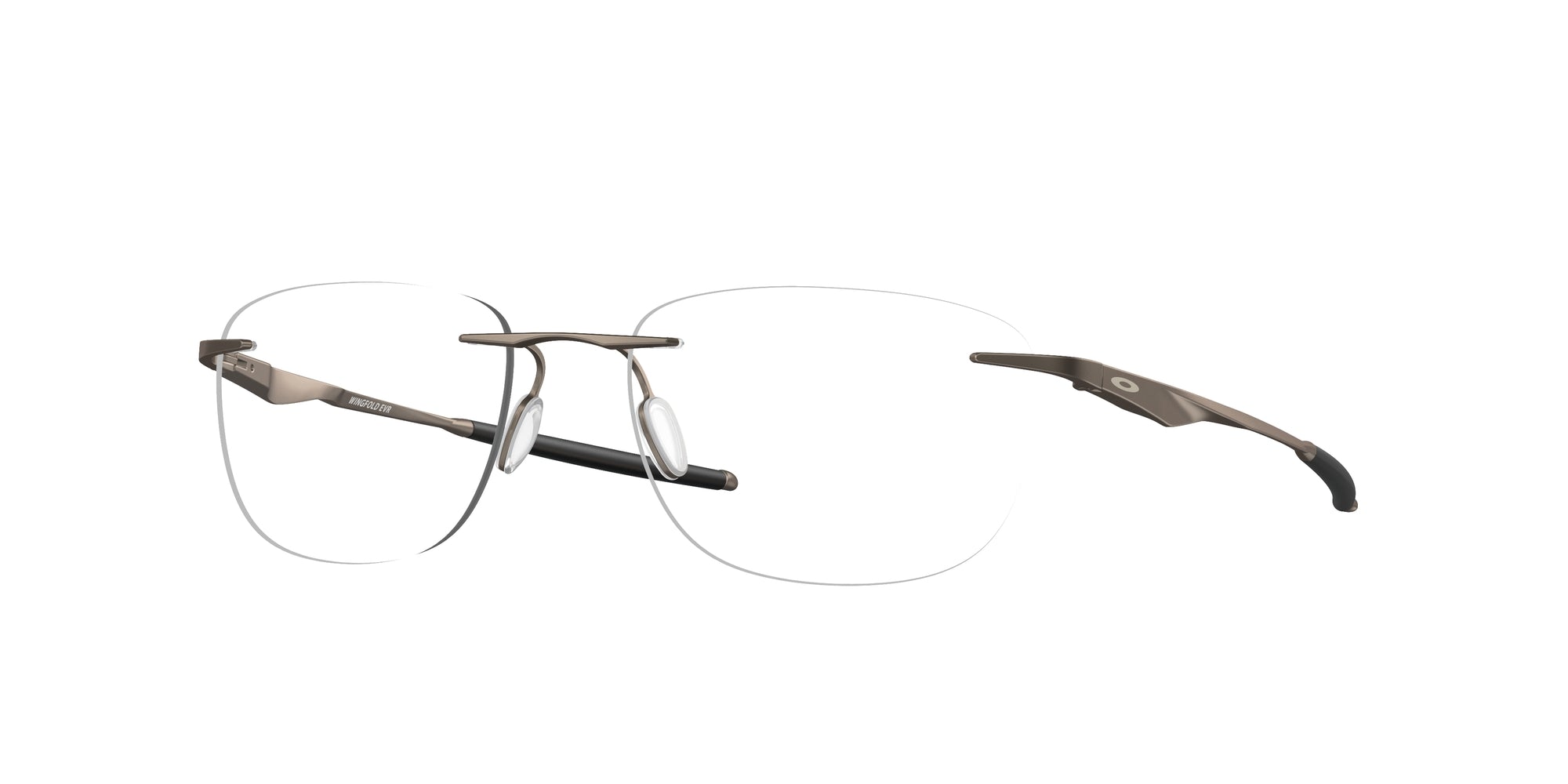 Oakley Uomo Oakley OX5118 WINGFOLD EVR 511801 Montature da vista Titanio Marrone Squadrata Normale