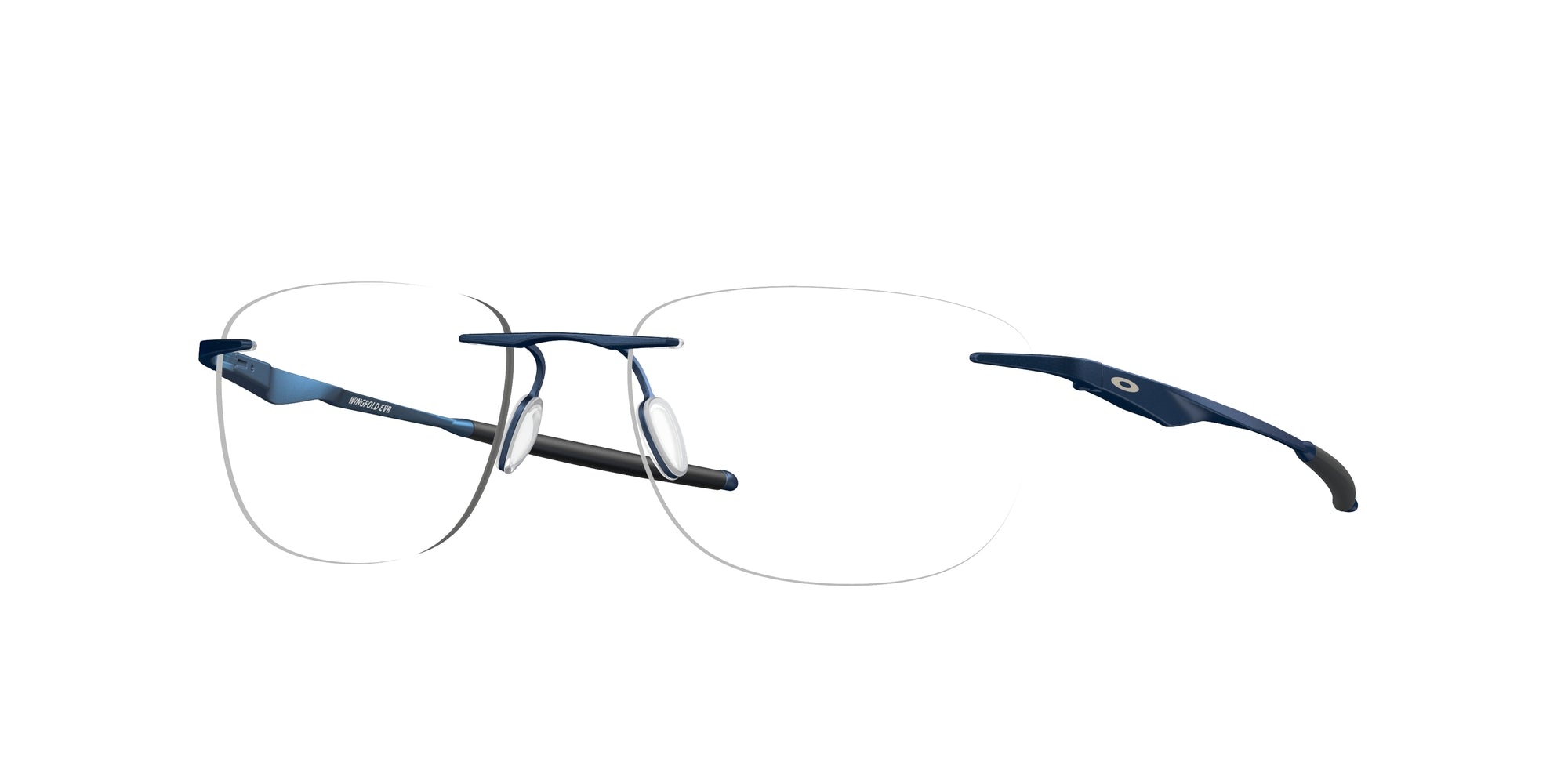 Oakley Uomo Oakley OX5118 WINGFOLD EVR 511804 Montature da vista Titanio Blu Squadrata Normale