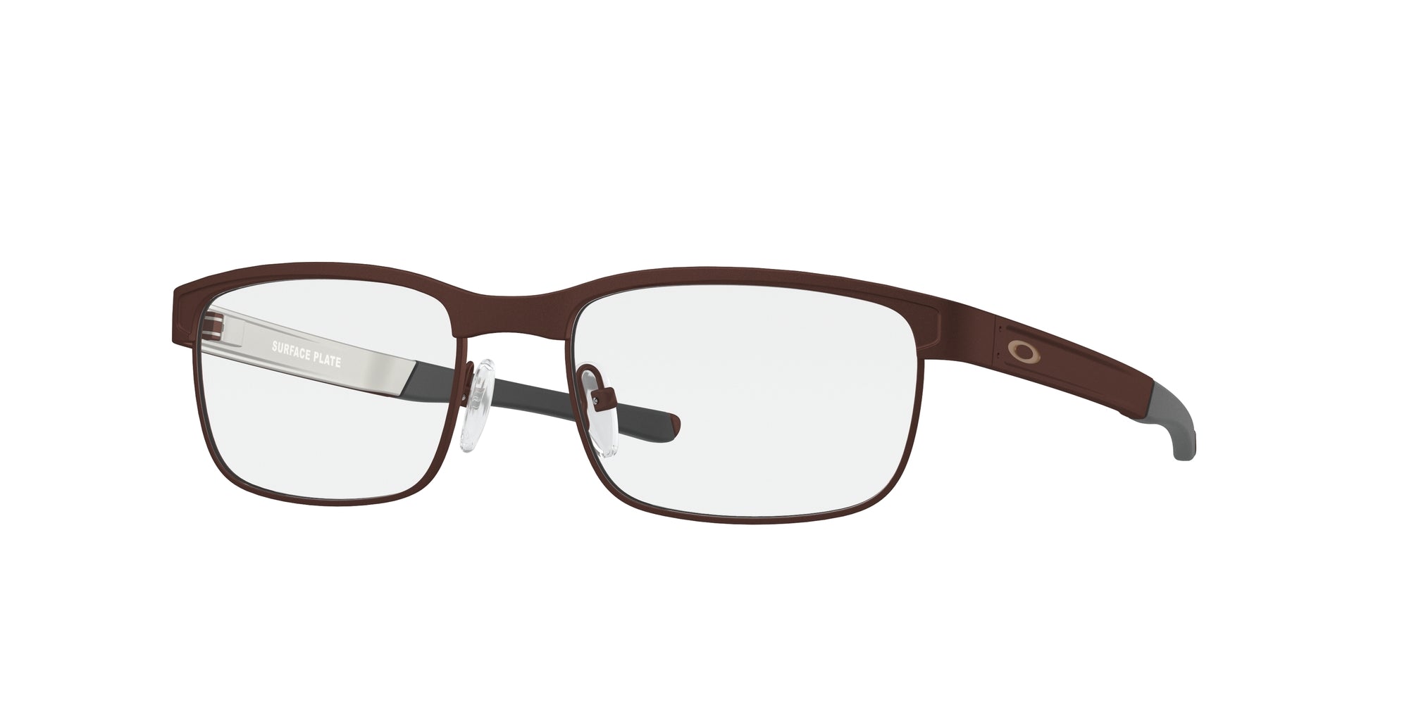 Oakley Uomo Oakley OX5132 SURFACE PLATE 513205 Montature da vista Titanio Marrone Squadrata Normale Oakley Uomo Oakley OX5132 SURFACE PLATE 513205 Montature da vista Titanio Marrone Squadrata Normale