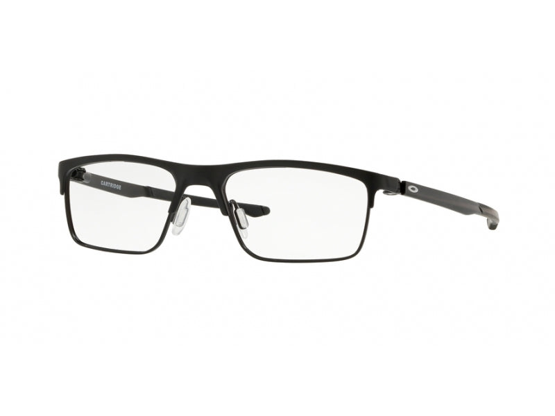 Oakley Uomo Oakley OX5137 CARTRIDGE 513701 Montature da vista Titanio Nero Squadrata Normale Oakley Uomo Oakley OX5137 CARTRIDGE 513701 Montature da vista Titanio Nero Squadrata Normale