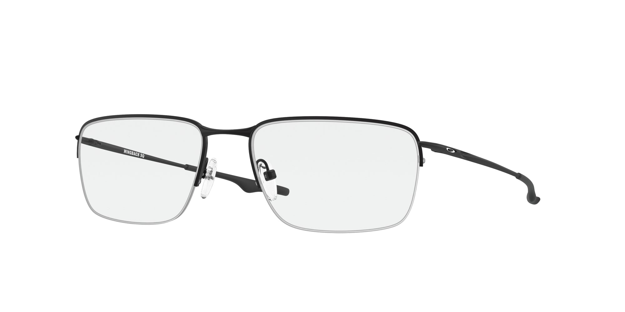 Oakley Uomo Oakley OX5148 WINGBACK SQ 514801 Montature da vista Titanio Nero Squadrata Normale Oakley Uomo Oakley OX5148 WINGBACK SQ 514801 Montature da vista Titanio Nero Squadrata Normale