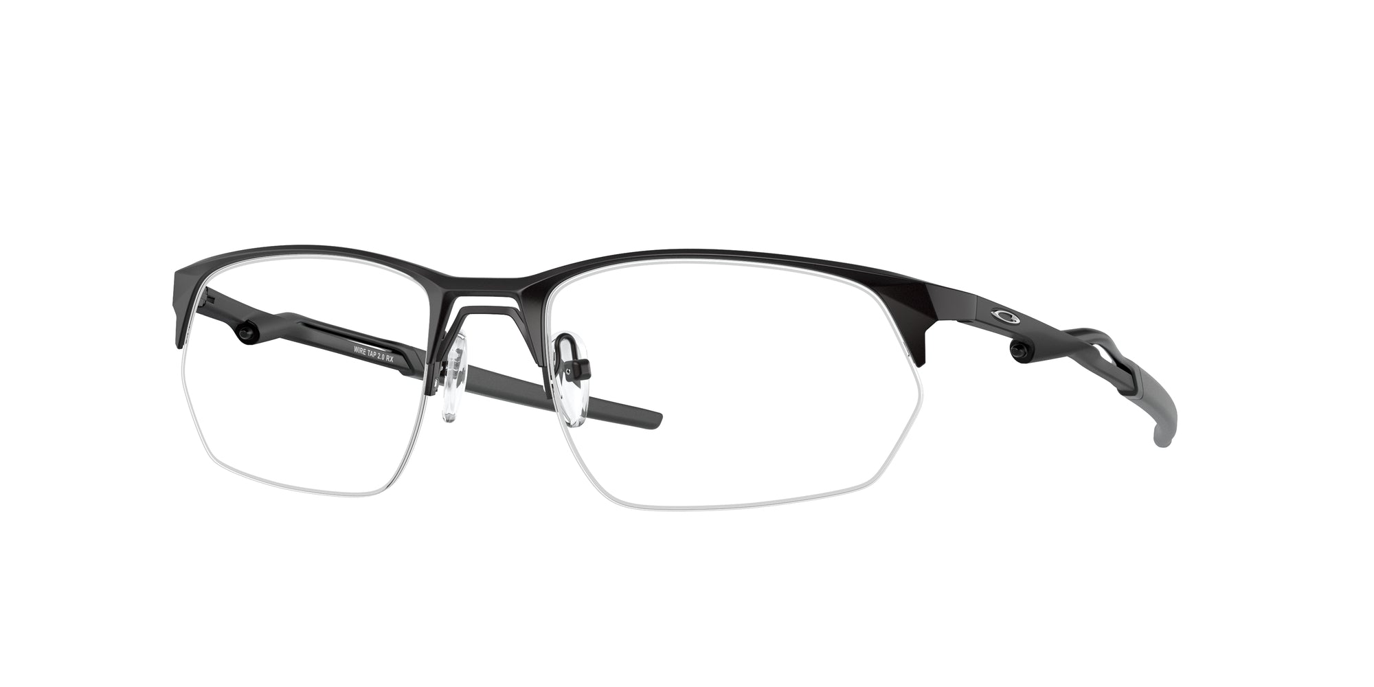 Oakley Uomo Oakley OX5152 WIRE TAP 2.0 RX 515201 Montature da vista Titanio Nero Trasparente Squadrata Normale Oakley Uomo Oakley OX5152 WIRE TAP 2.0 RX 515201 Montature da vista Titanio Nero Trasparente Squadrata Normale