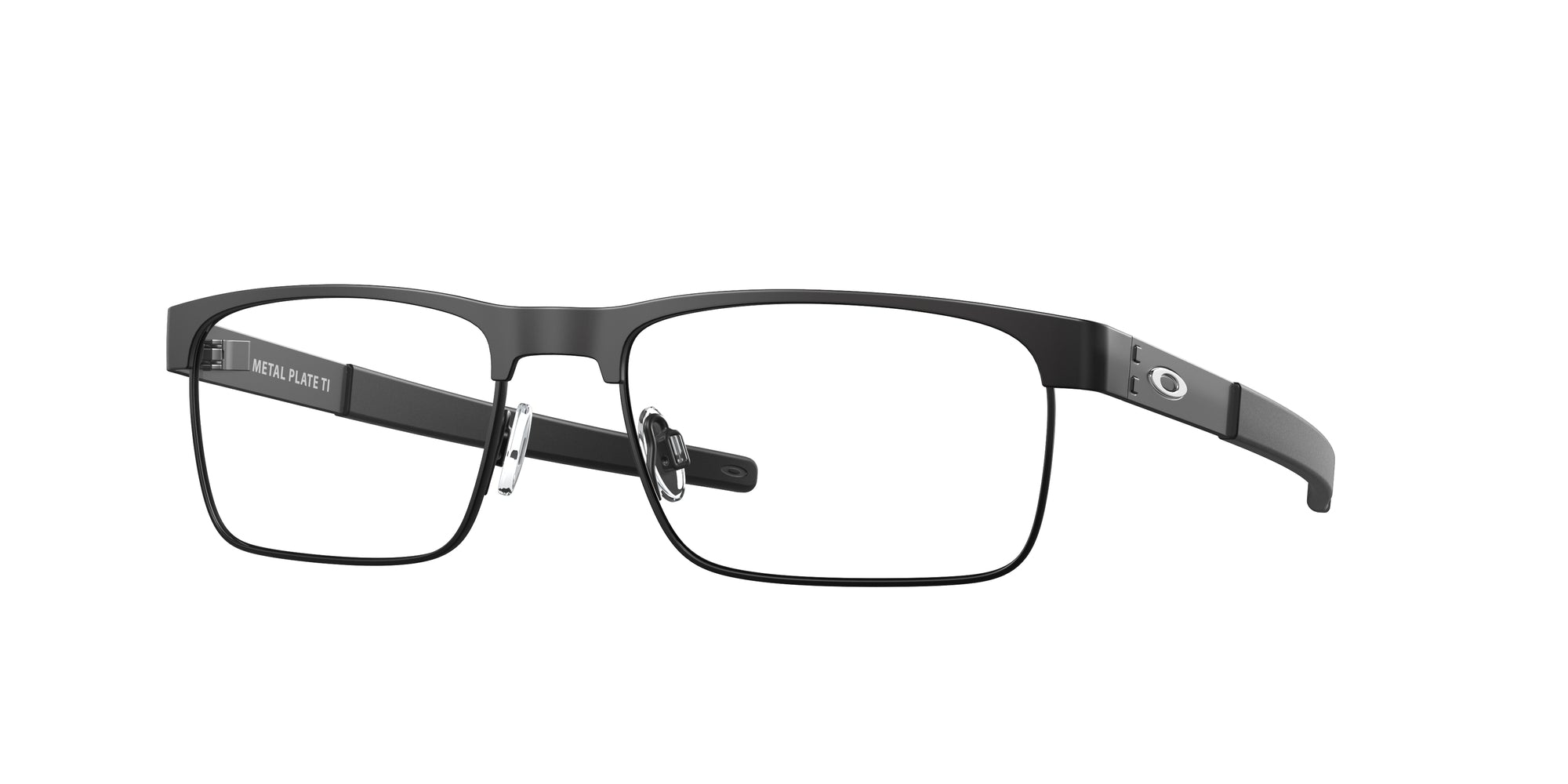 Oakley Uomo Oakley OX5153 METAL PLATE TI 515301 Montature da vista Titanio Nero Trasparente Squadrata Normale Oakley Uomo Oakley OX5153 METAL PLATE TI 515301 Montature da vista Titanio Nero Trasparente Squadrata Normale