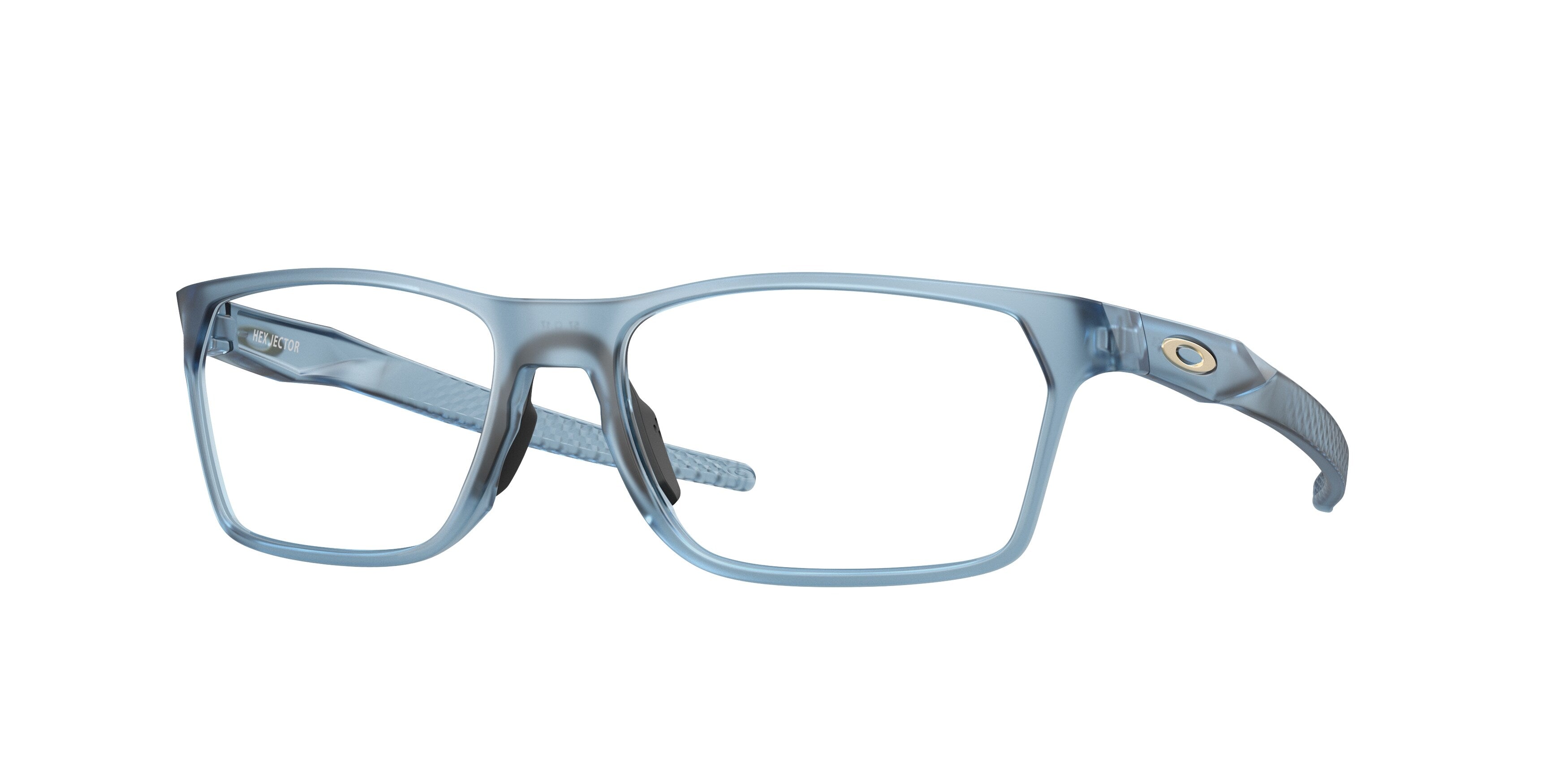 Oakley Uomo Oakley OX8032 HEX JECTOR 803211 Montature da vista O_Matter Blu Squadrata Normale