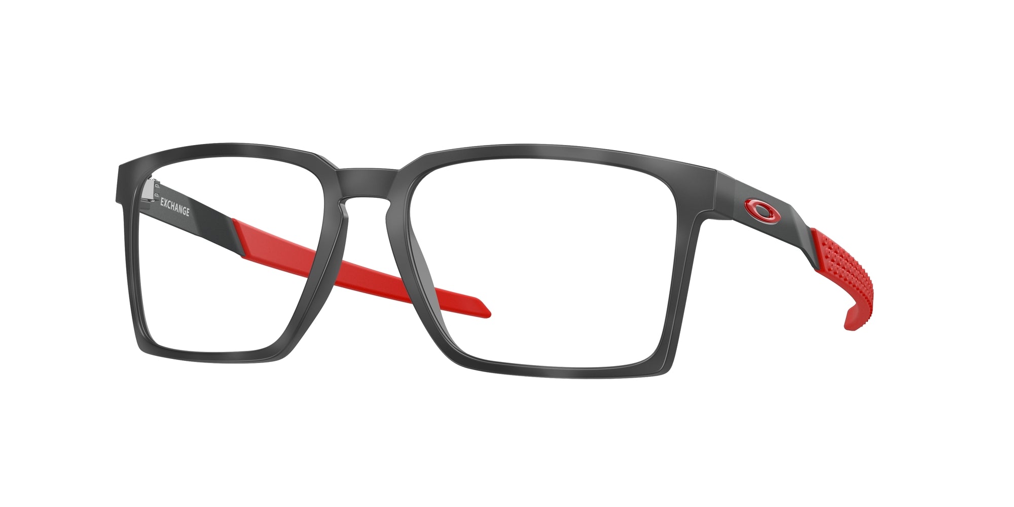 Oakley Uomo Oakley OX8055 EXCHANGE 805504 Montature da vista Plastica Nero-opaco Squadrata Oakley Uomo Oakley OX8055 EXCHANGE 805504 Montature da vista Plastica Nero-opaco Squadrata