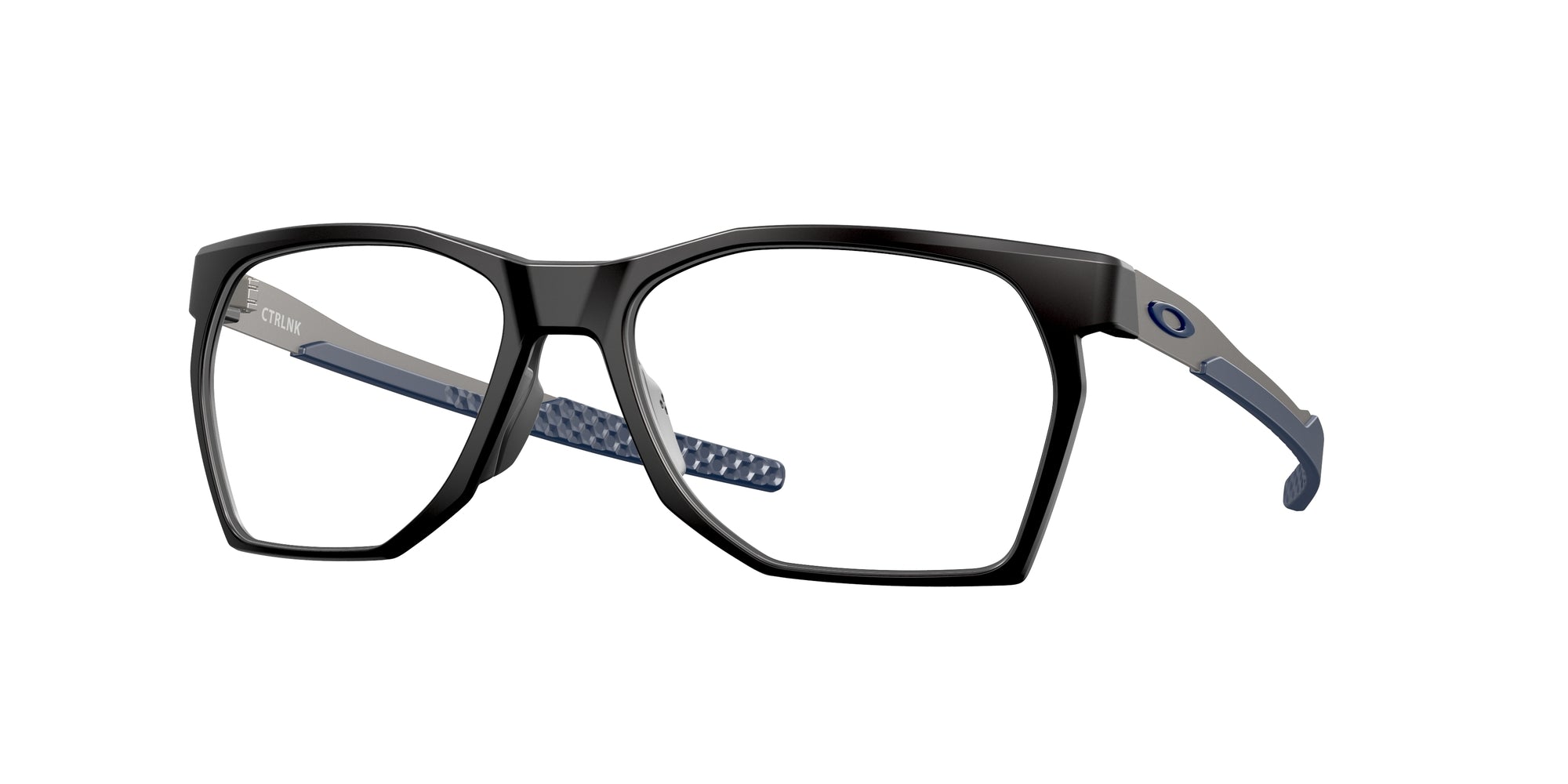 Oakley Uomo Oakley OX8059 CTRLNK 805904 Montature da vista O_Matter Nero Trasparente Squadrata Normale