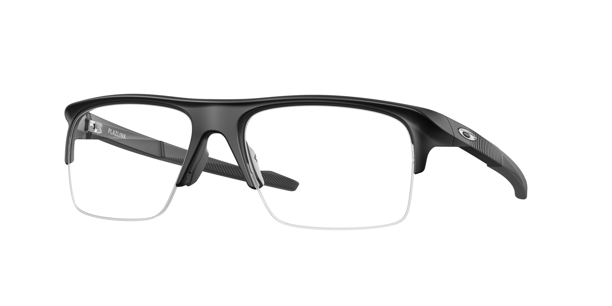 Oakley Uomo Oakley OX8061 PLAZLINK 806101 Montature da vista O_Matter Nero Squadrata Normale