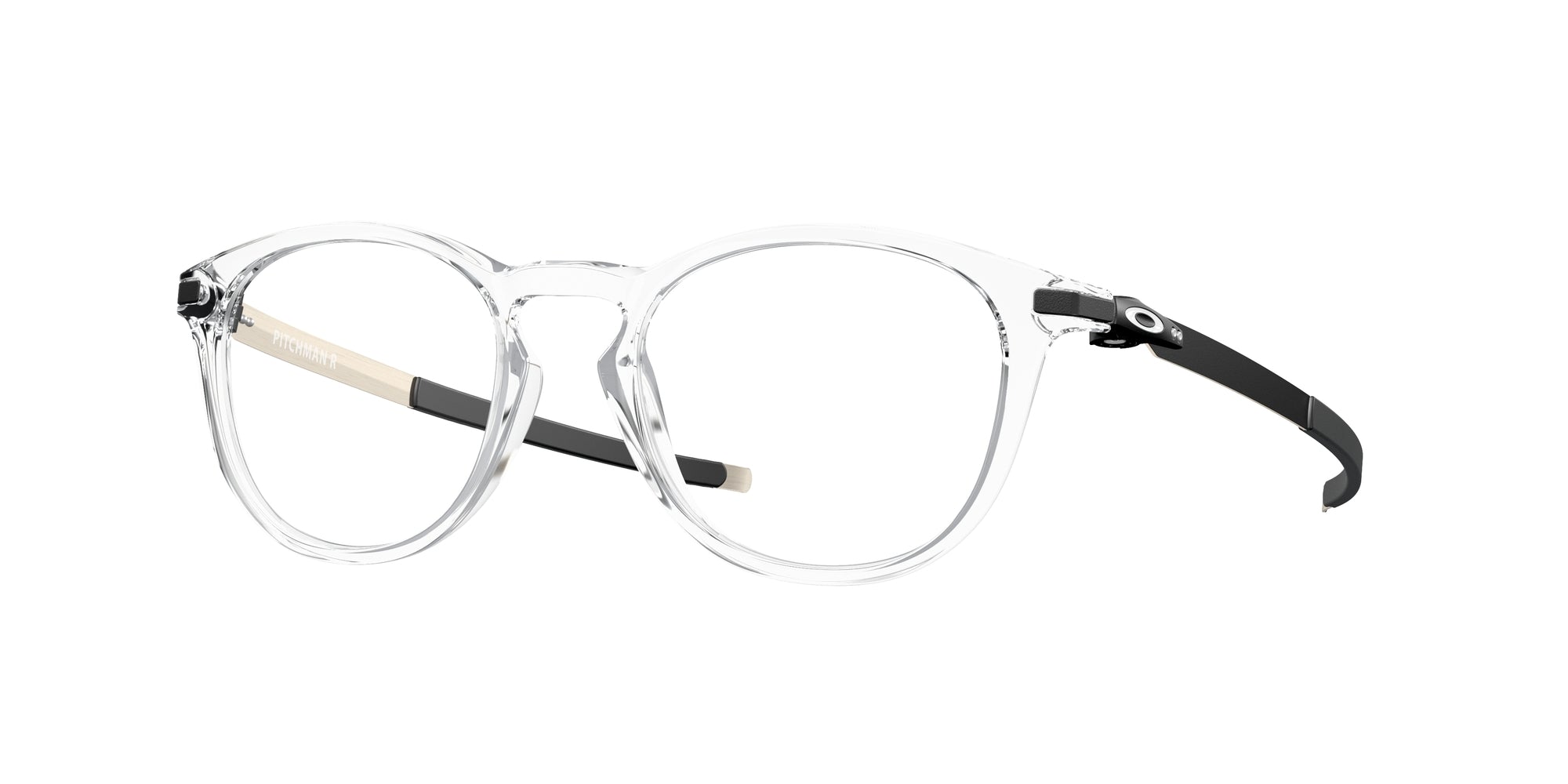 Oakley Uomo Oakley OX8105 Pitchman r 810504 Montature da vista O_Matter Trasparente Rotonda Normale
