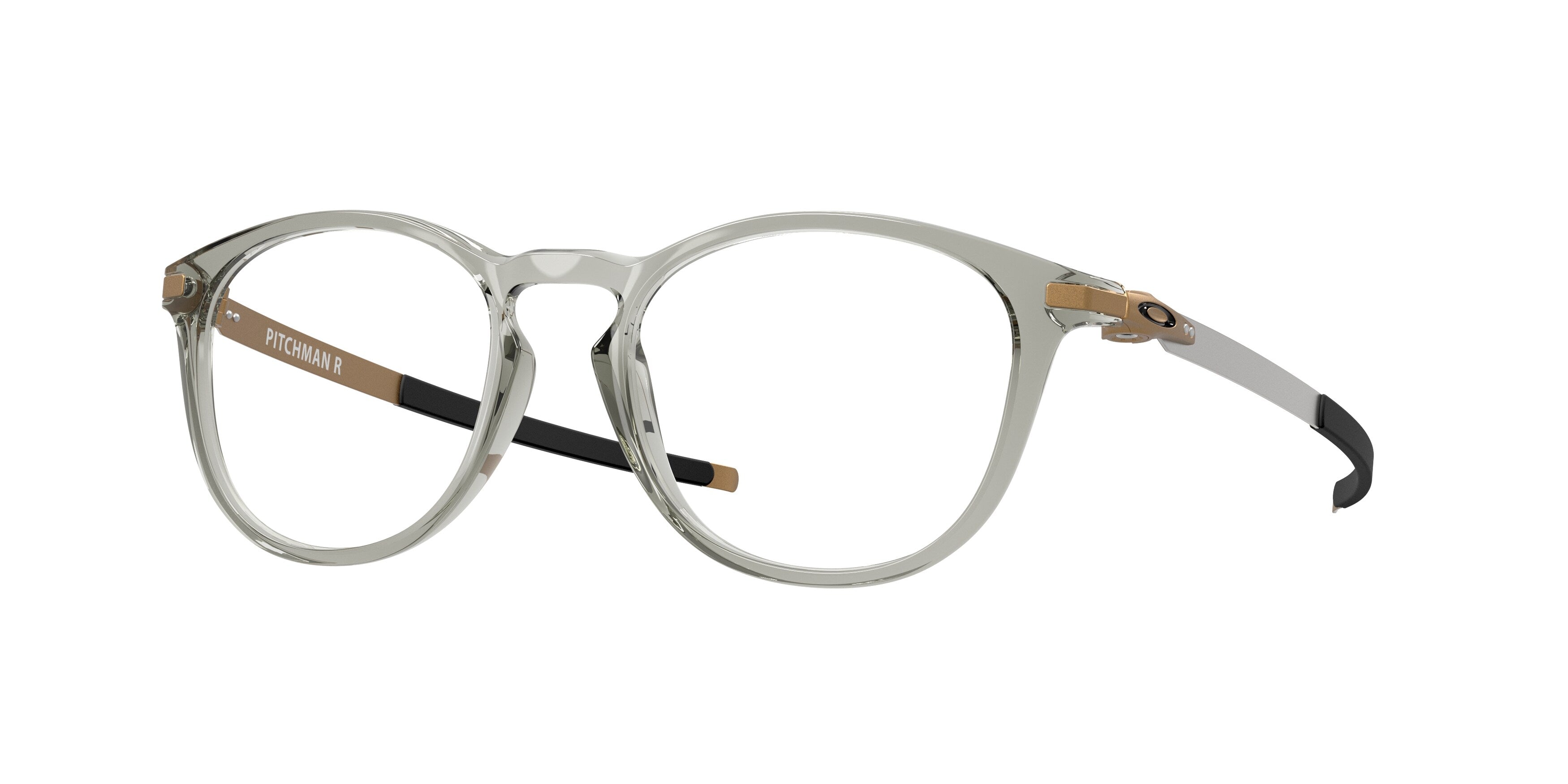 Oakley Uomo Oakley OX8105 PITCHMAN R 810526 Montature da vista O_Matter Grigio Rotonda Normale