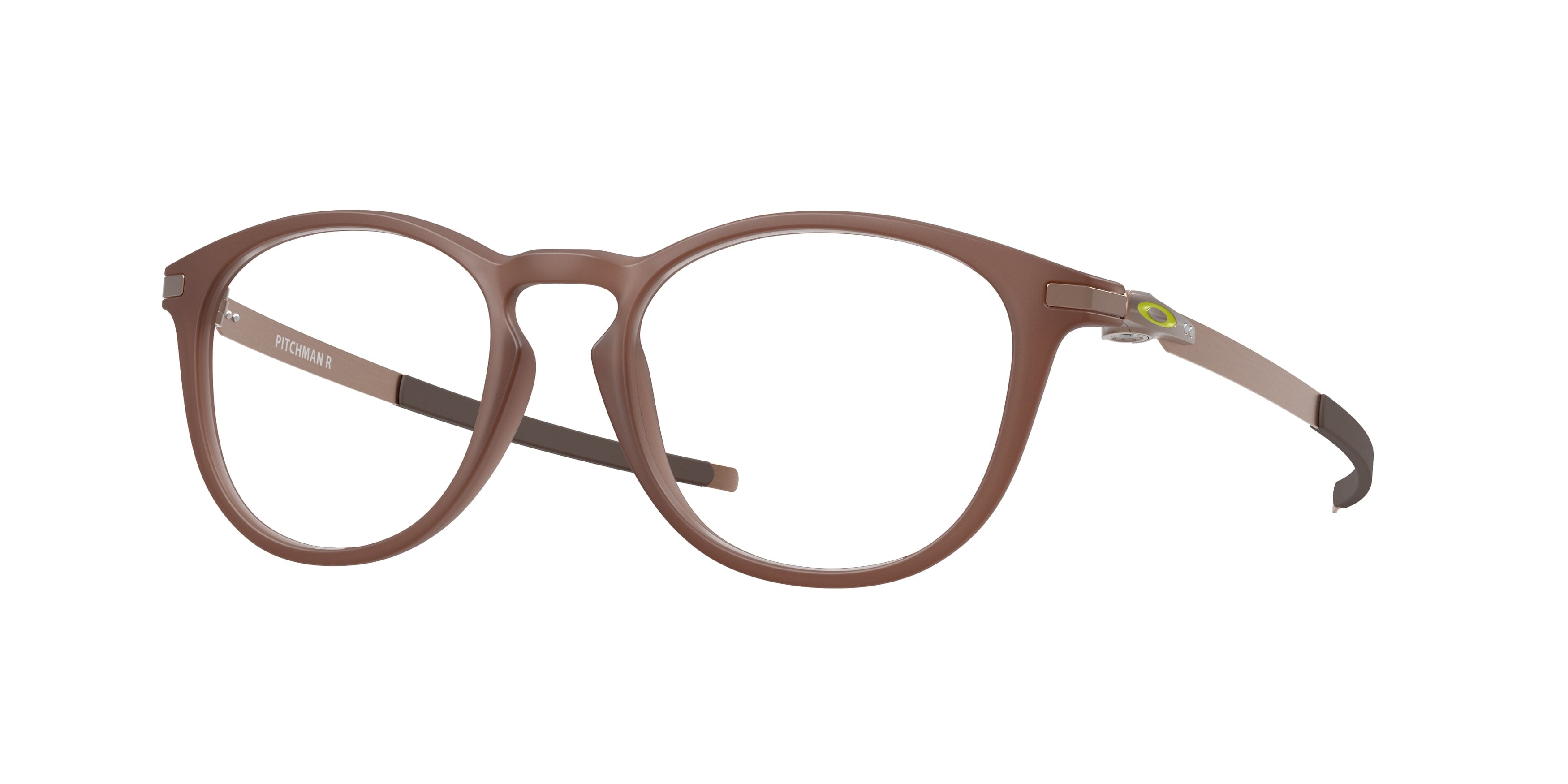 Oakley Uomo Oakley OX8105 PITCHMAN R 810527 Montature da vista O_Matter Rosso Trasparente Rotonda Normale