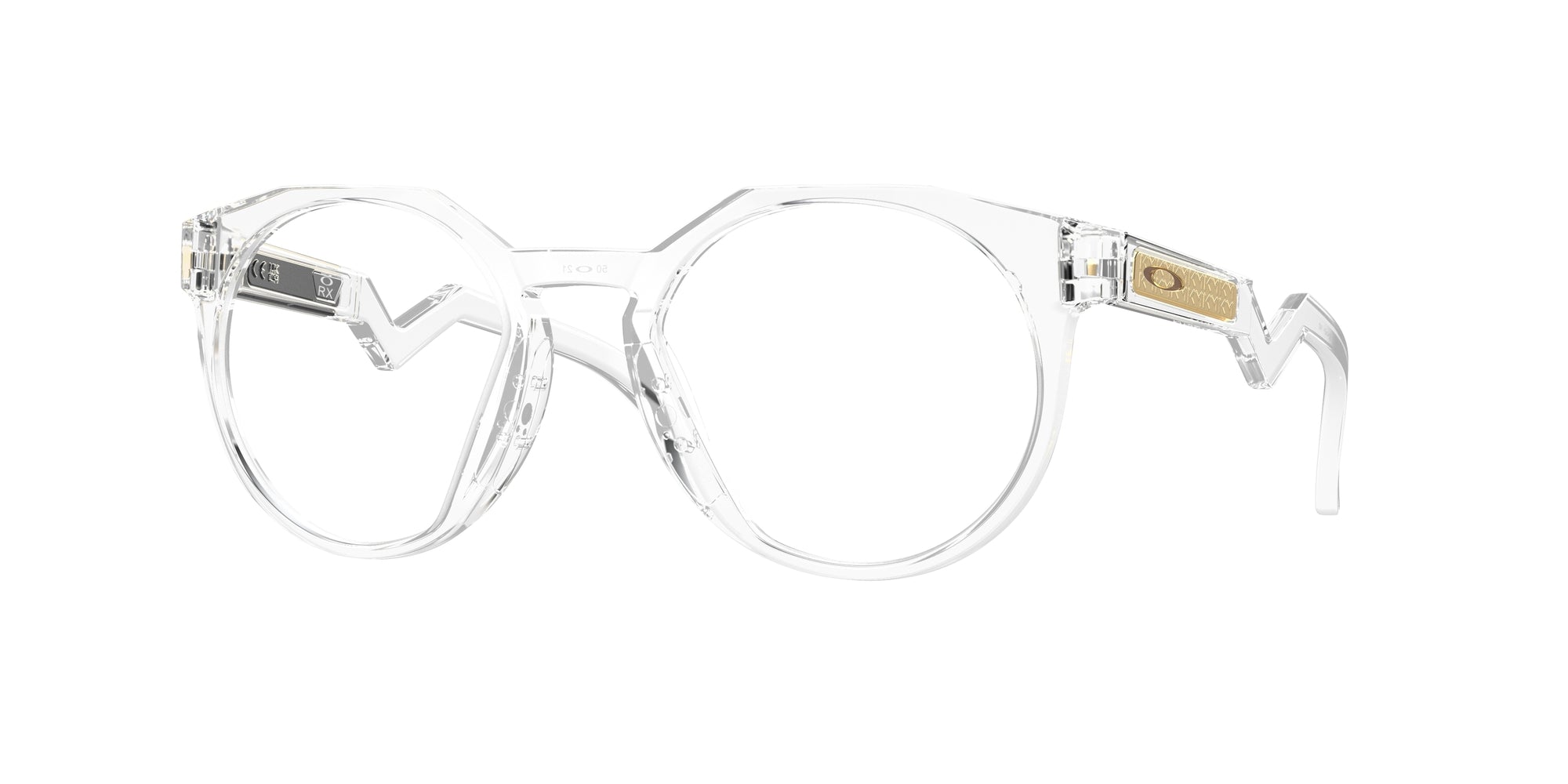 Oakley Uomo Oakley OX8139 HSTN RX 813905 Montature da vista O_Matter Trasparente Rotonda Normale