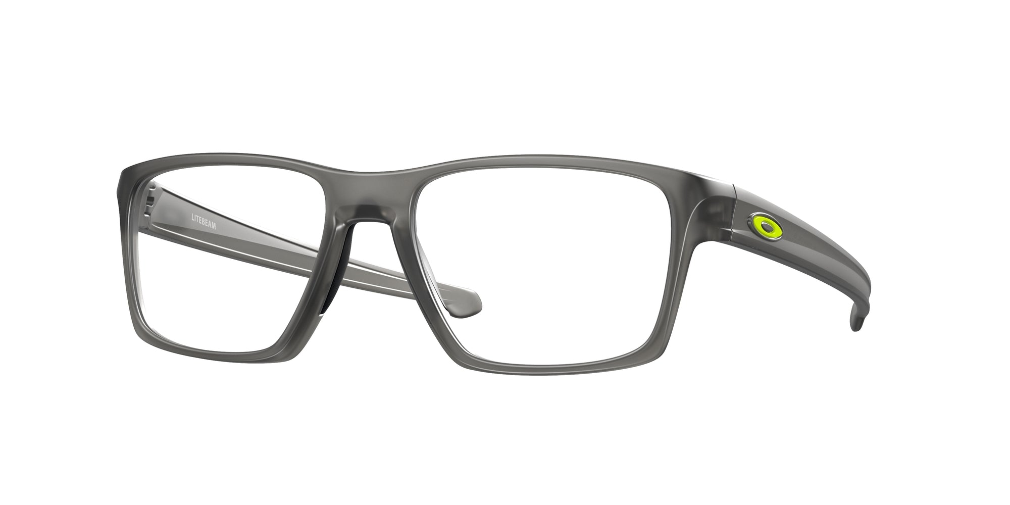 Oakley Uomo Oakley OX8140 LITEBEAM 814002 Montature da vista Plastica Grigio Squadrata