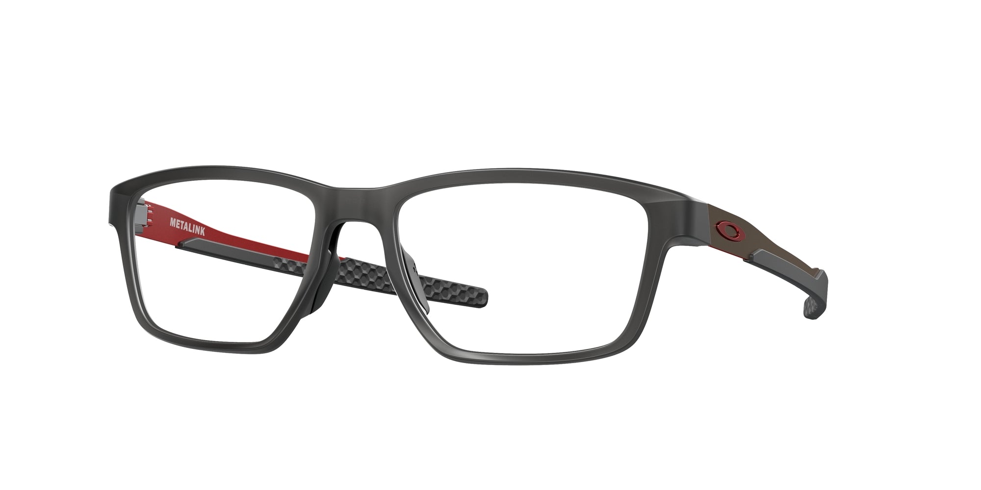 Oakley Uomo Oakley OX8153 Metalink 815305 Montature da vista Plastica Grigio Squadrata Oakley Uomo Oakley OX8153 Metalink 815305 Montature da vista Plastica Grigio Squadrata