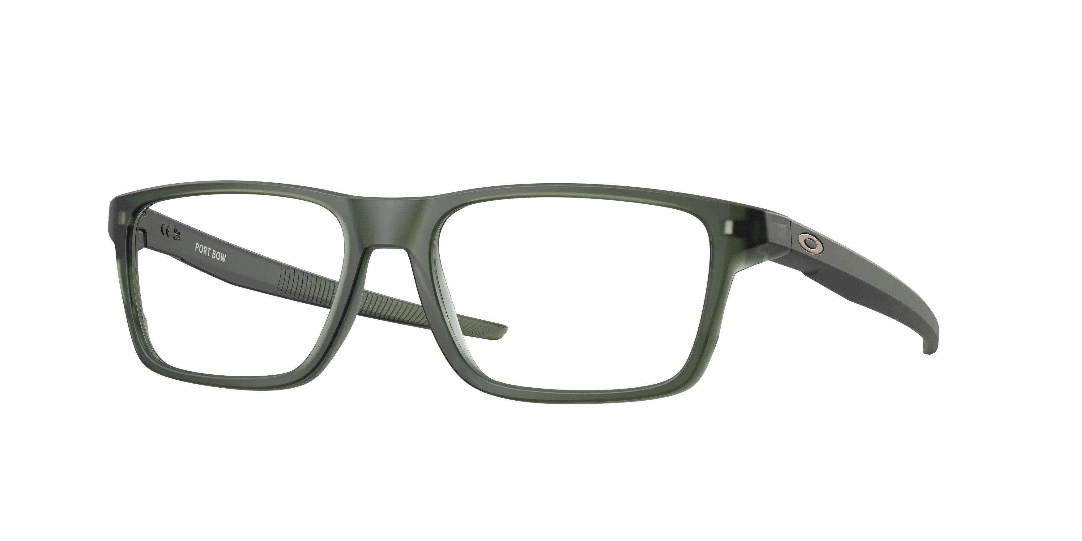 Oakley Uomo Oakley OX8164 PORT BOW 816411 Montature da vista O_Matter Verde Trasparente Squadrata Normale