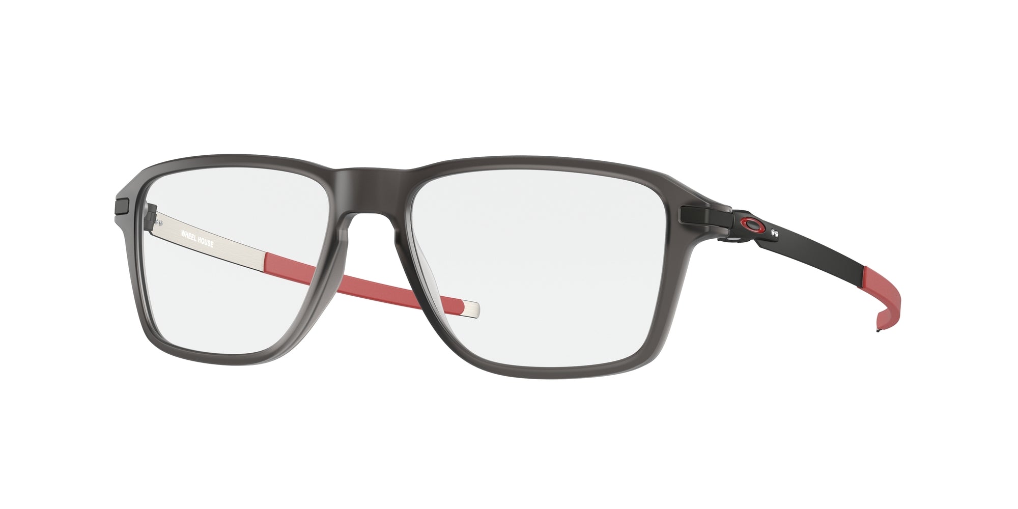 Oakley Uomo Oakley OX8166 WHEEL HOUSE 816603 Montature da vista O_Matter Grigio Squadrata Normale