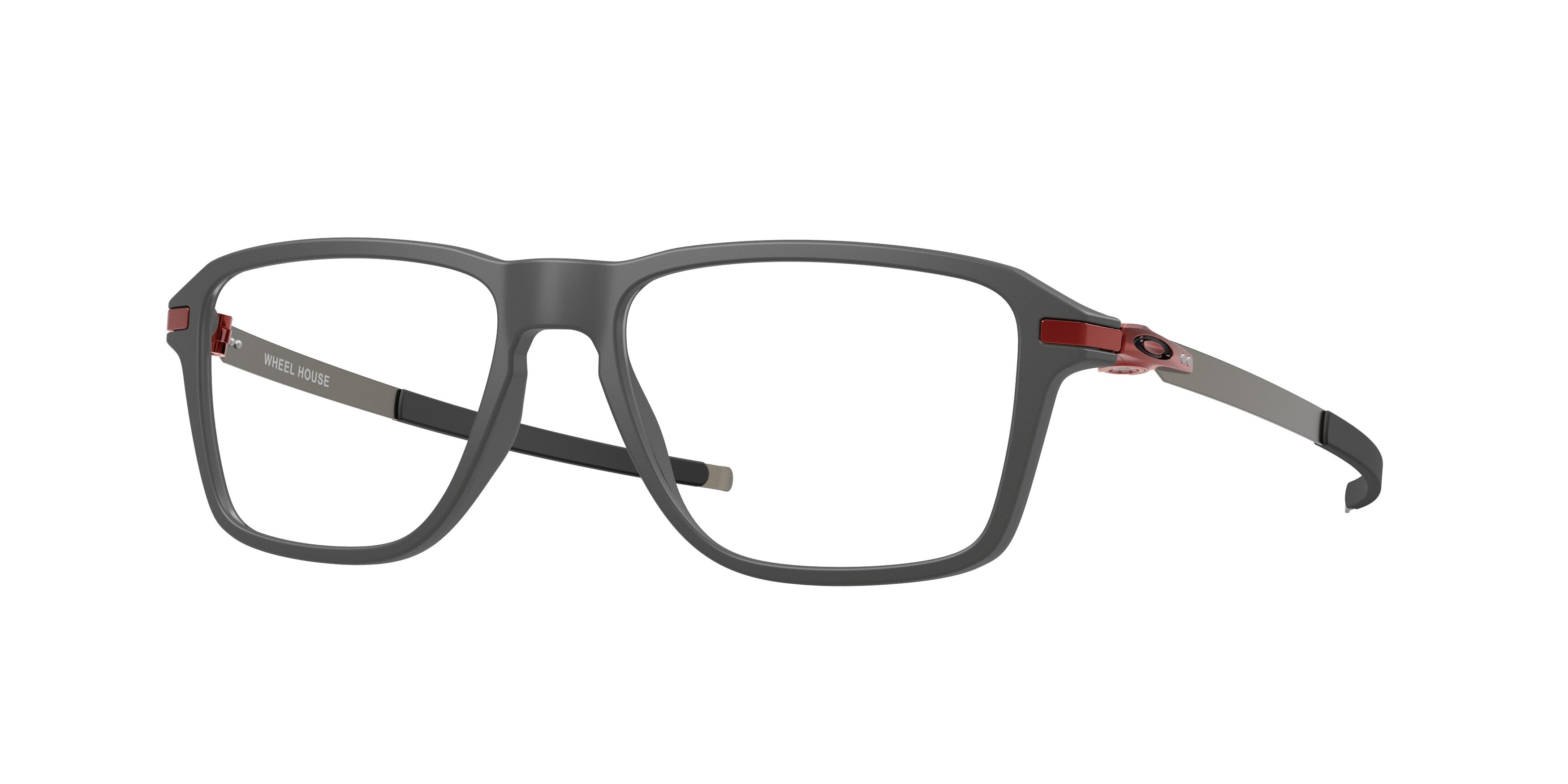 Oakley Uomo Oakley OX8166 WHEEL HOUSE 816611 Montature da vista O_Matter Grigio Trasparente Squadrata Normale Oakley Uomo Oakley OX8166 WHEEL HOUSE 816611 Montature da vista O_Matter Grigio Trasparente Squadrata Normale