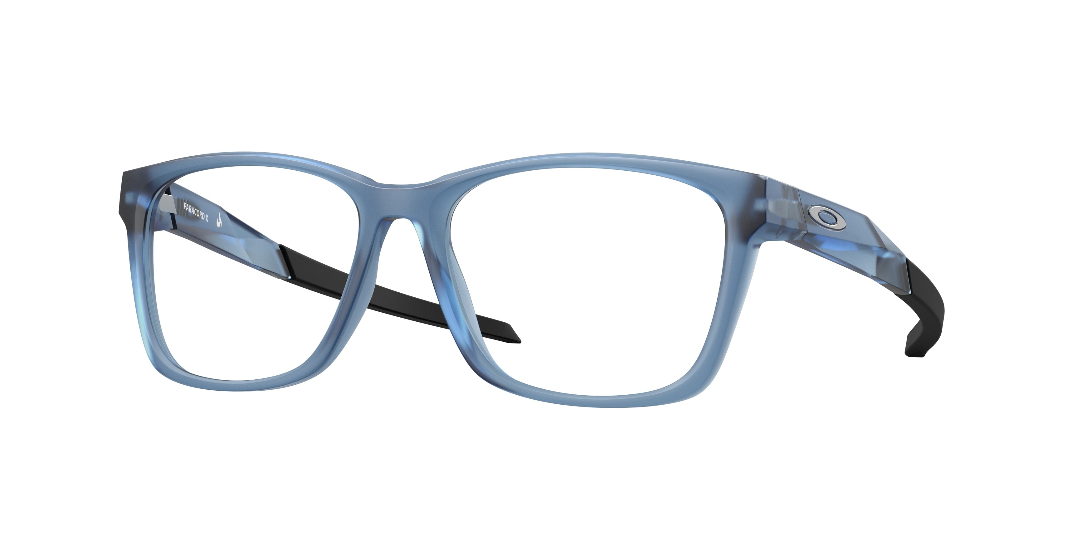 Oakley Uomo Oakley OX8209 PARACORD X 820903 Montature da vista O_Matter Blu Trasparente Squadrata Normale Oakley Uomo Oakley OX8209 PARACORD X 820903 Montature da vista O_Matter Blu Trasparente Squadrata Normale