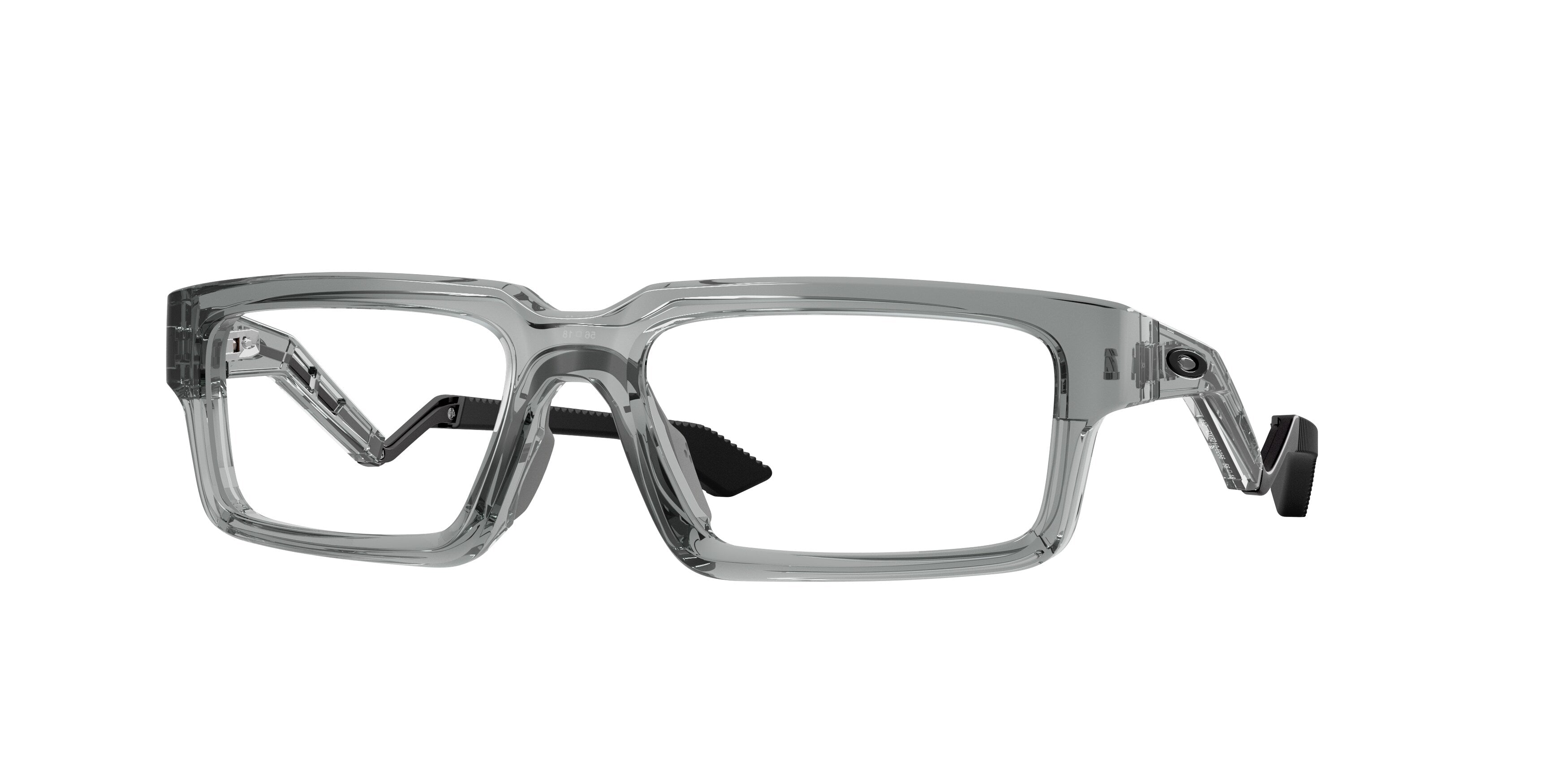 Oakley Uomo Oakley OX8210 ENIGMA ECHO 821002 Montature da vista O_Matter Grigio Trasparente Squadrata Normale