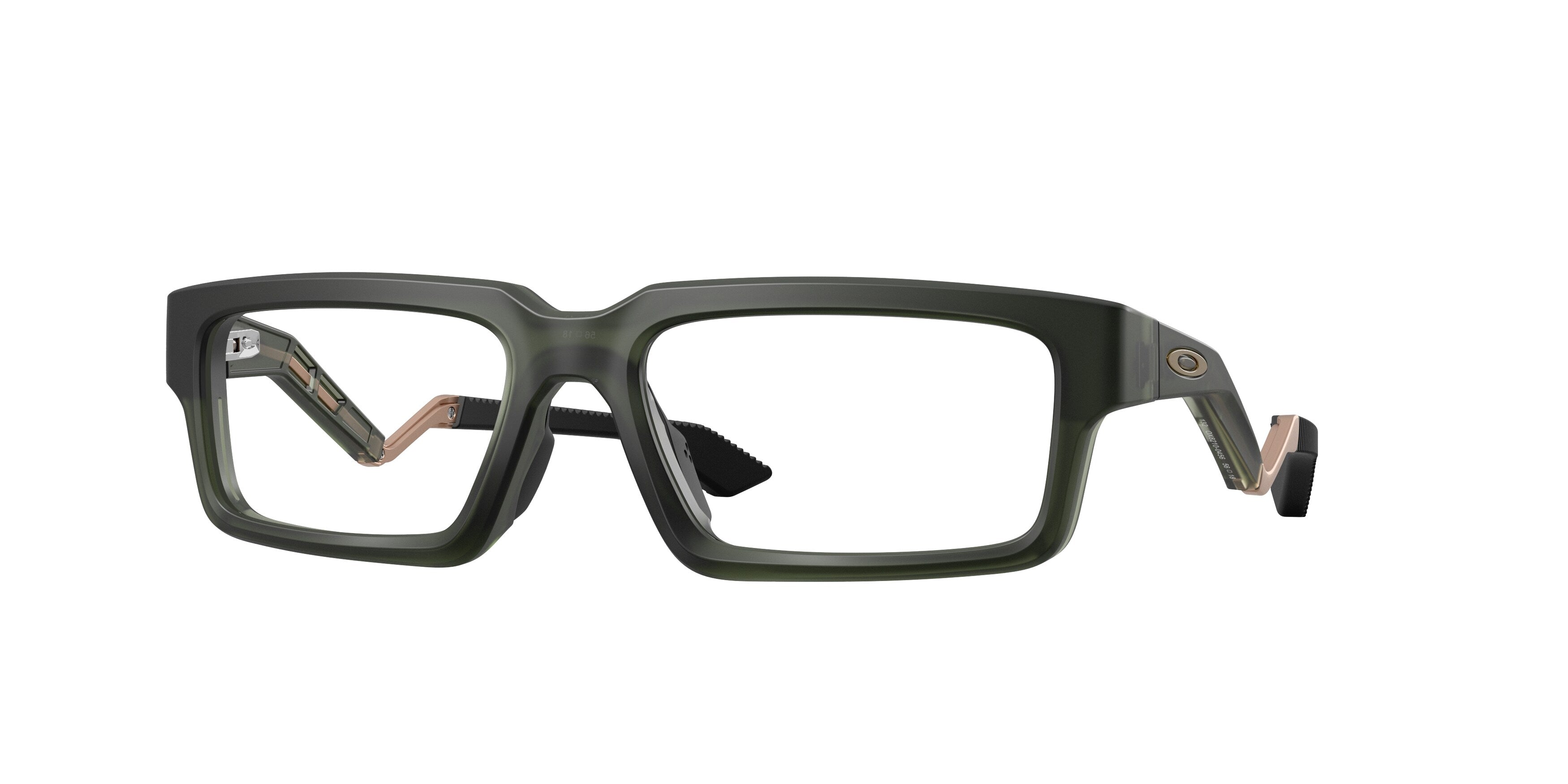 Oakley Uomo Oakley OX8210 ENIGMA ECHO 821004 Montature da vista O_Matter Verde Trasparente Squadrata Normale