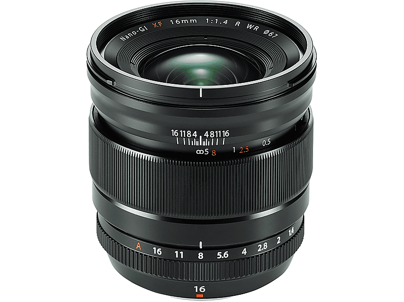 OBIETTIVO FUJIFILM XF16MM F1.4 R WR Lunghezza focale fissa, compatibilità Fuji X-Mount