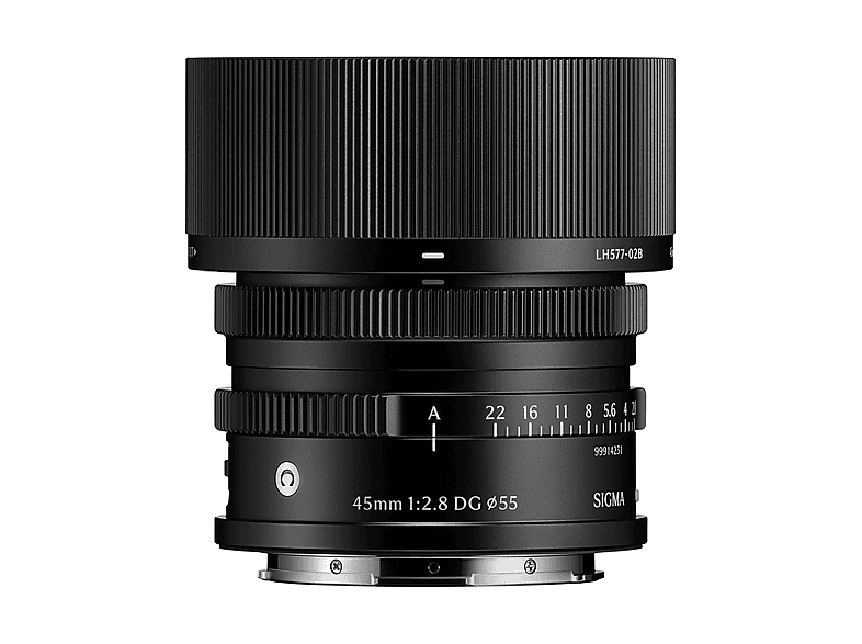 OBIETTIVO SIGMA 45/2.8 (C) DG L-MOUNT Lunghezza focale fissa, compatibilità Panasonic L-Mount
