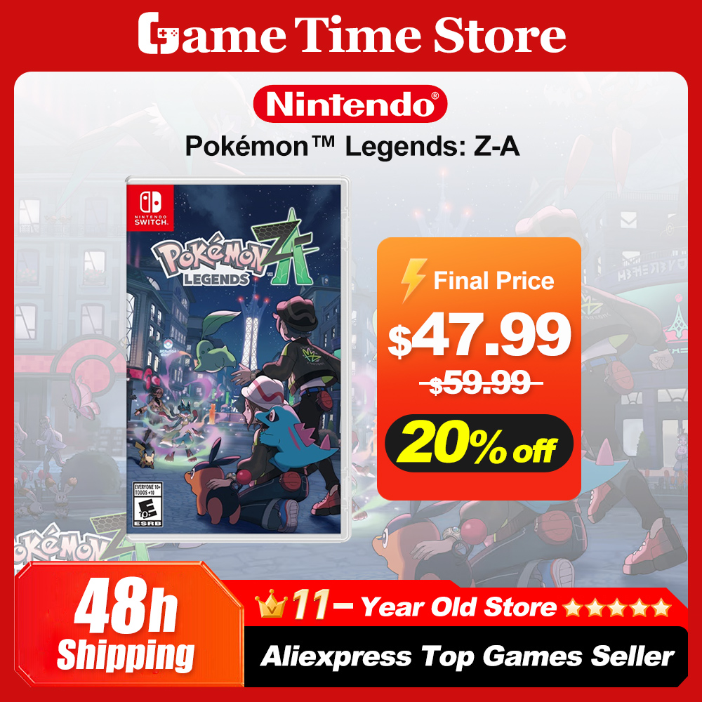 Offerte di giochi per Nintendo Switch Pokémon Legends Z-A Scheda di gioco fisica originale al 100% RPG Genere Gioco della serie Pokemon per console Switch