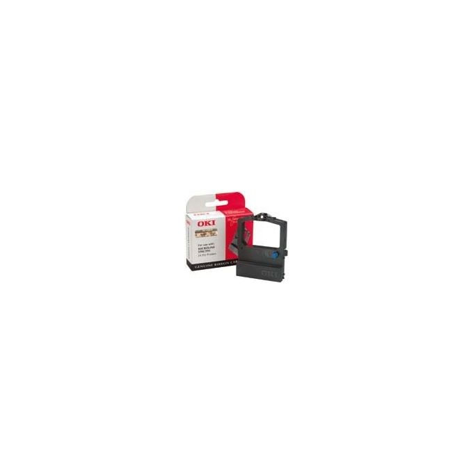 OKI 09002316 Nastro per Stampante a Impatto Compatibile con OKI ML 590 ML 591 Resa 4000000 Caratteri colore Nero
